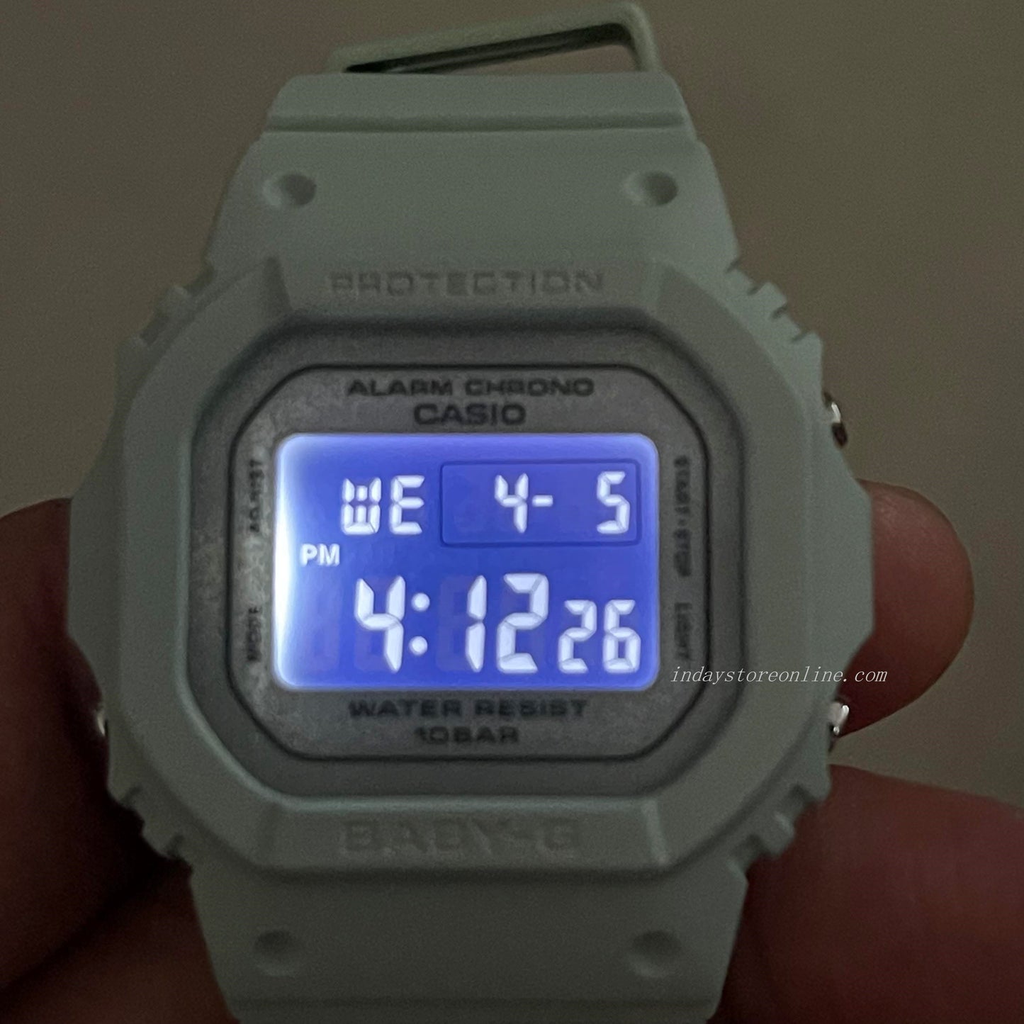 Casio Baby-G Women's Watch BGD-565SC-3 Resin Band Shock Resistant Mineral Glass