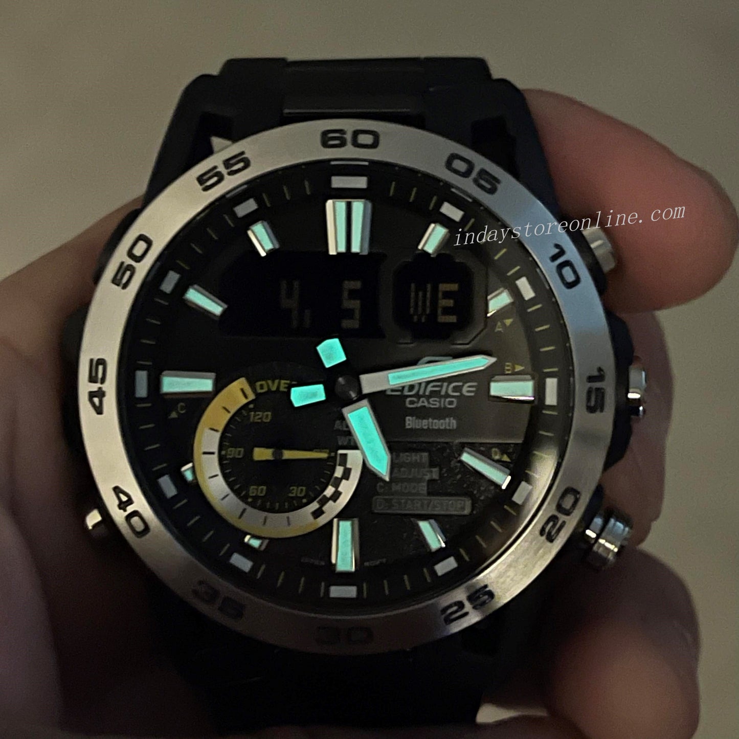 Casio Edifice Men's Watch ECB-40DC-1A Edifice Sospensione Mobile link Bluetooth