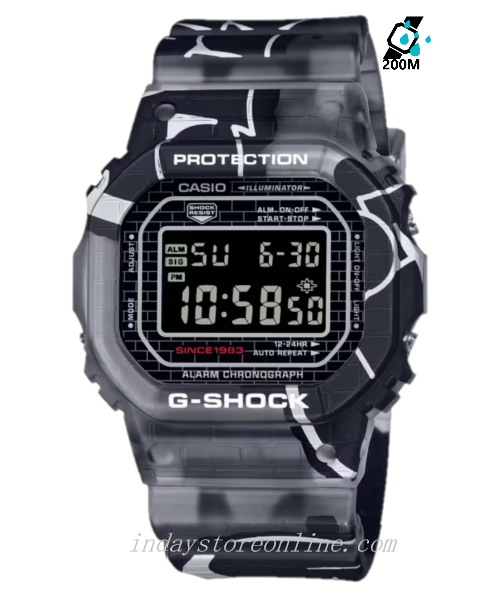 Casio G-Shock Men's Watch DW-5000SS-1 Digital 5600 Series Street Spirit Watch Line