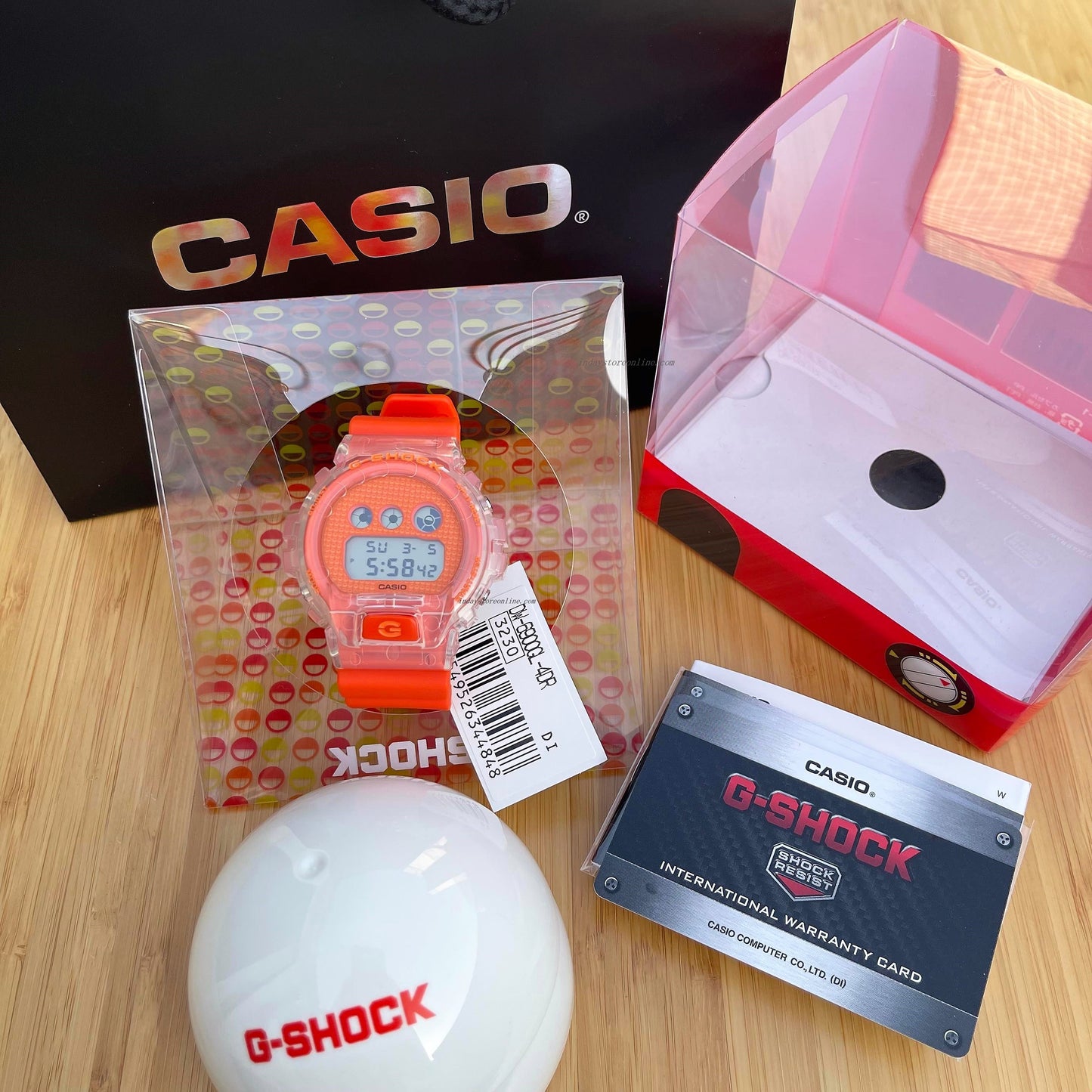 Casio G-Shock Men's Watch DW-6900GL-4 Digital 6900 Series Lucky Drop Vibrant Colors
