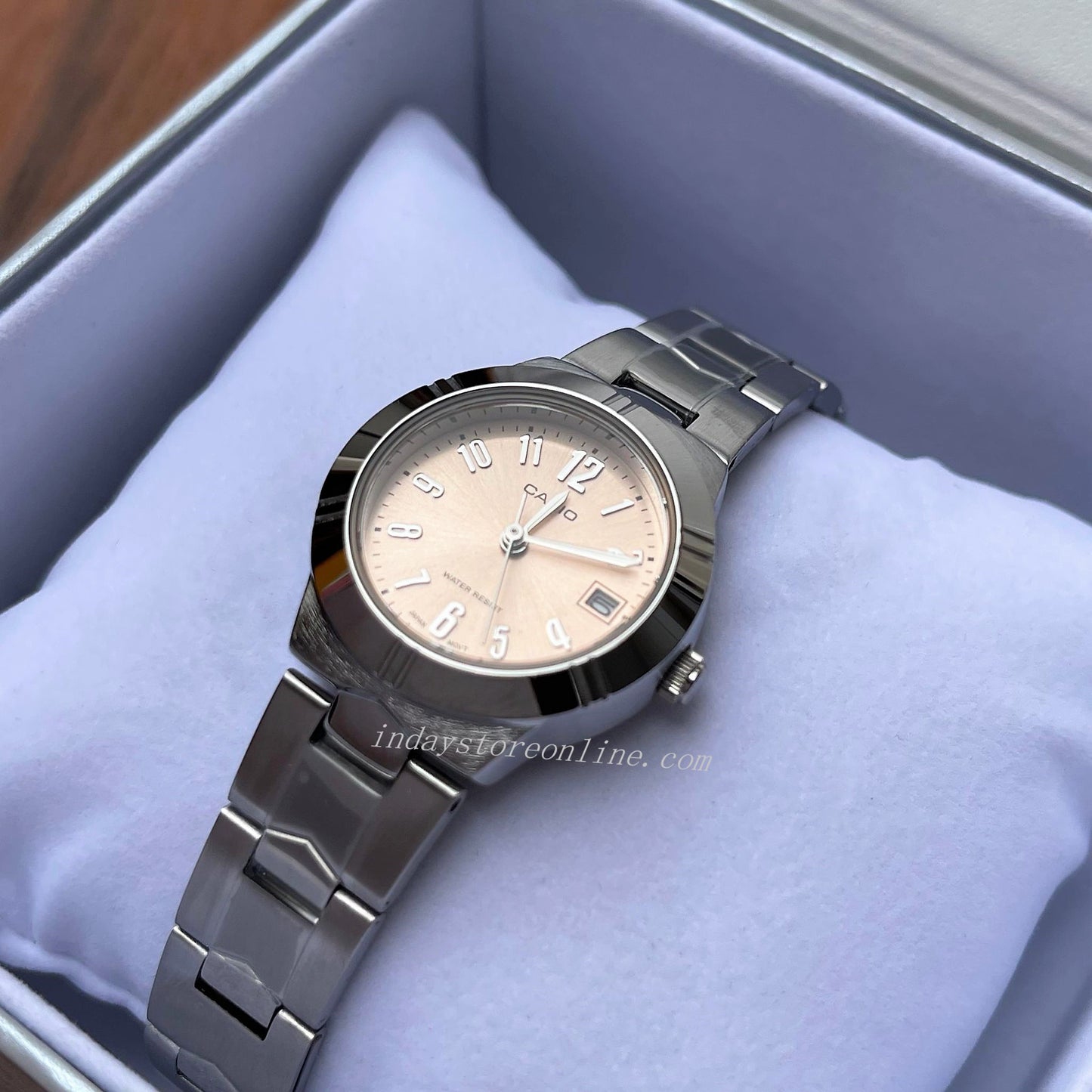 Casio Fashion Women's Watch LTP-1241D-4A3 Silver Stainless Steel Band Mineral Glass