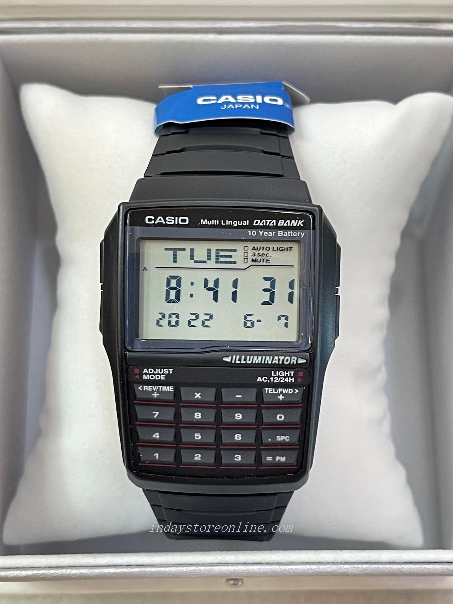 Casio Digital Men's Watch DBC-32-1A Digital Data Bank Resin Band Resin Glass Battery Life: 10 years