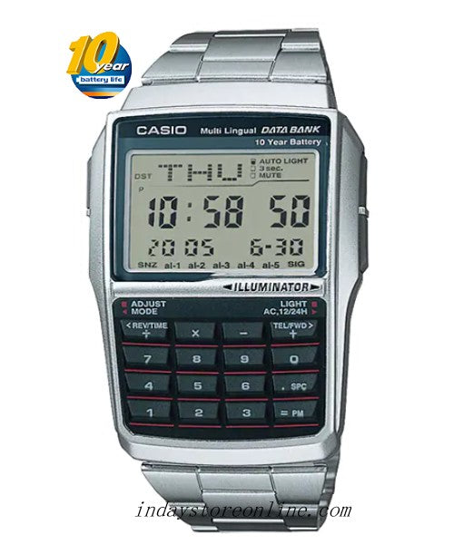 Casio Digital Men's Watch DBC-32D-1A Digital Data Bank Resin Band Resin Glass Battery life: 10 Years