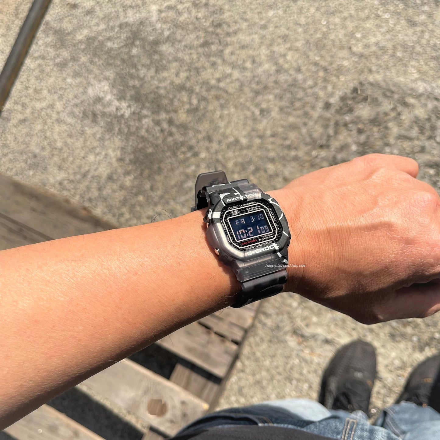 Casio G-Shock Men's Watch DW-5000SS-1 Digital 5600 Series Street Spirit Watch Line
