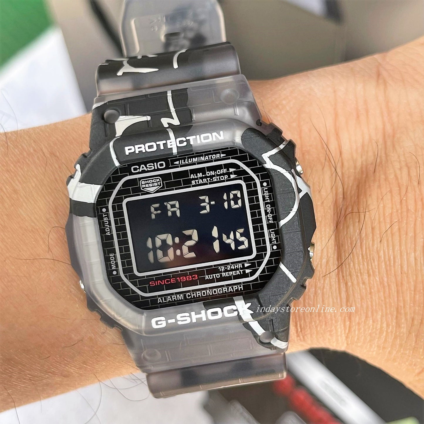 Casio G-Shock Men's Watch DW-5000SS-1 Digital 5600 Series Street Spirit Watch Line