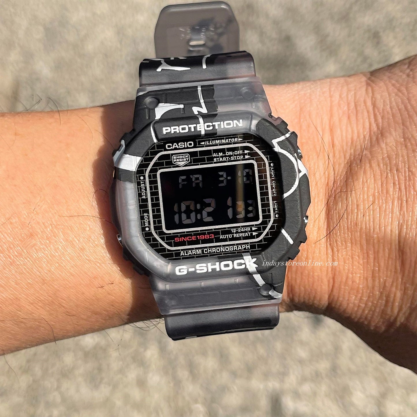Casio G-Shock Men's Watch DW-5000SS-1 Digital 5600 Series Street Spirit Watch Line