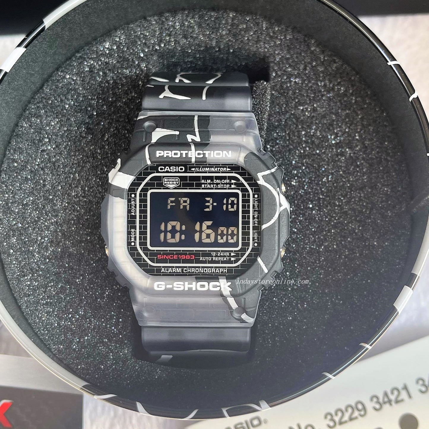 Casio G-Shock Men's Watch DW-5000SS-1 Digital 5600 Series Street Spirit Watch Line