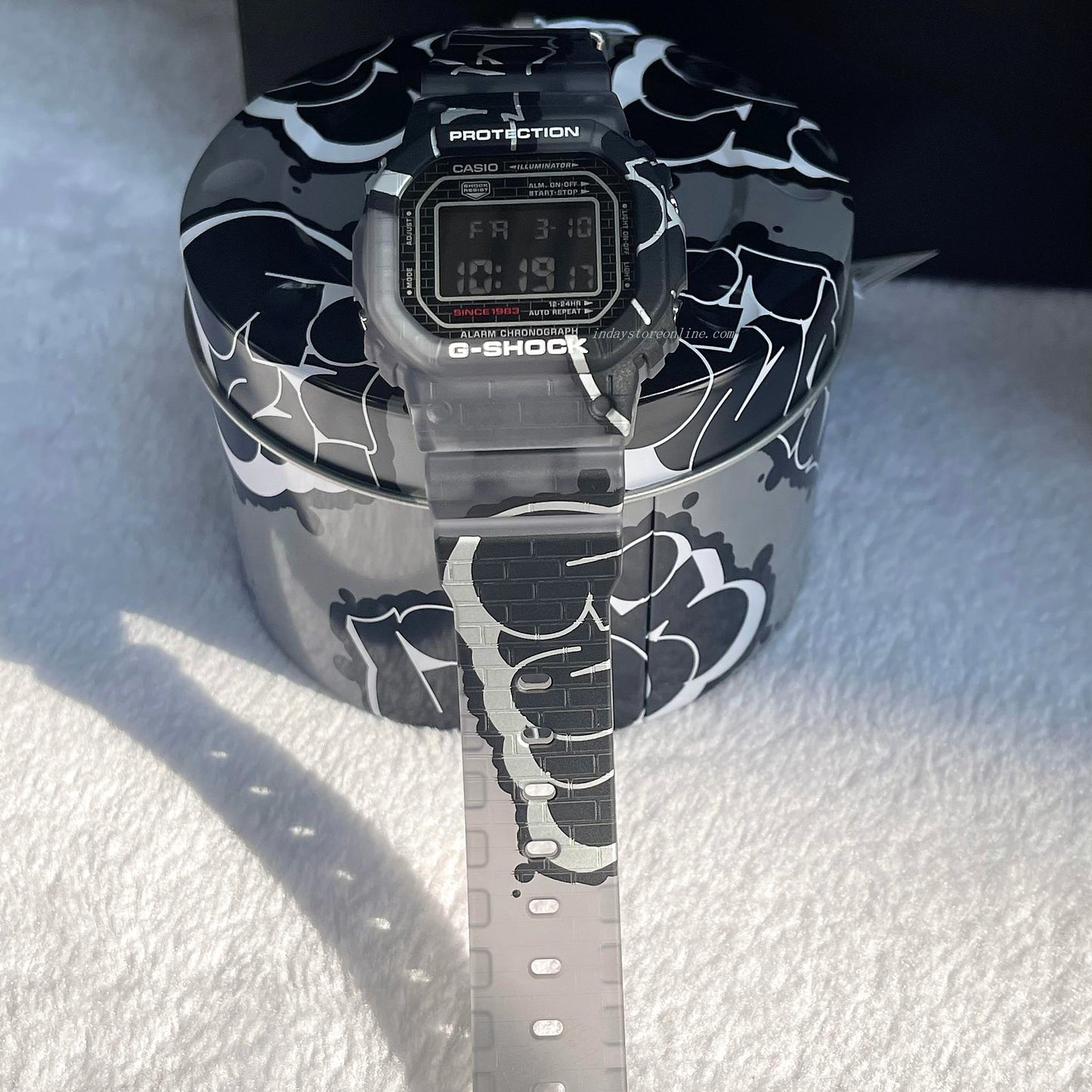 Casio G-Shock Men's Watch DW-5000SS-1 Digital 5600 Series Street Spirit Watch Line
