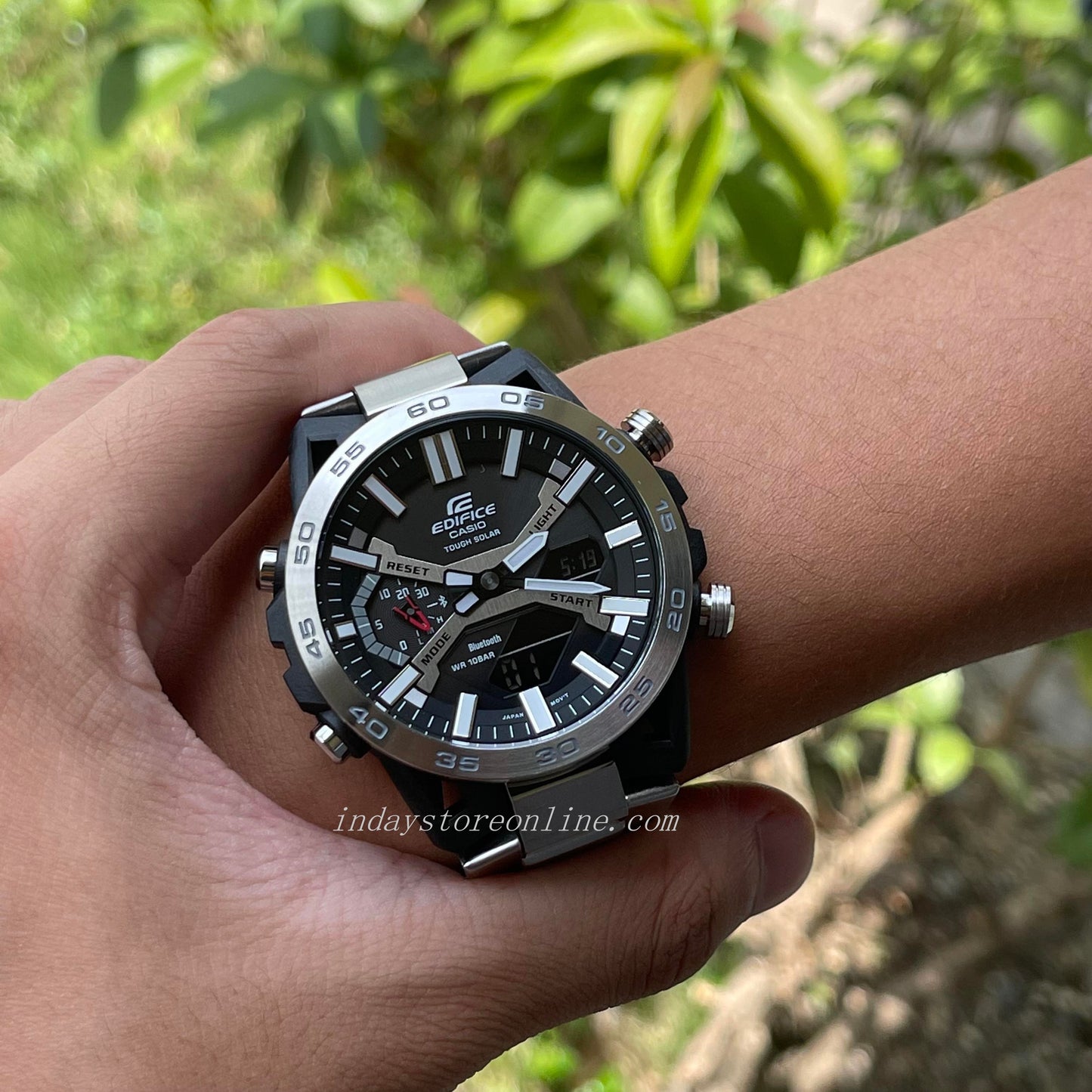 Casio Edifice Men's Watch ECB-2000D-1A Edifice Sospensione Mineral Glass Mobile link Bluetooth