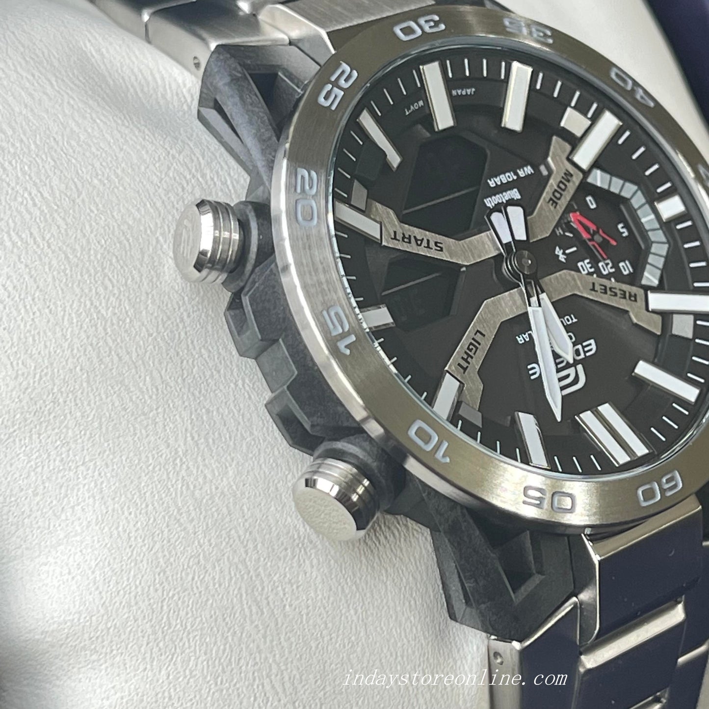 Casio Edifice Men's Watch ECB-2000D-1A Edifice Sospensione Mineral Glass Mobile link Bluetooth