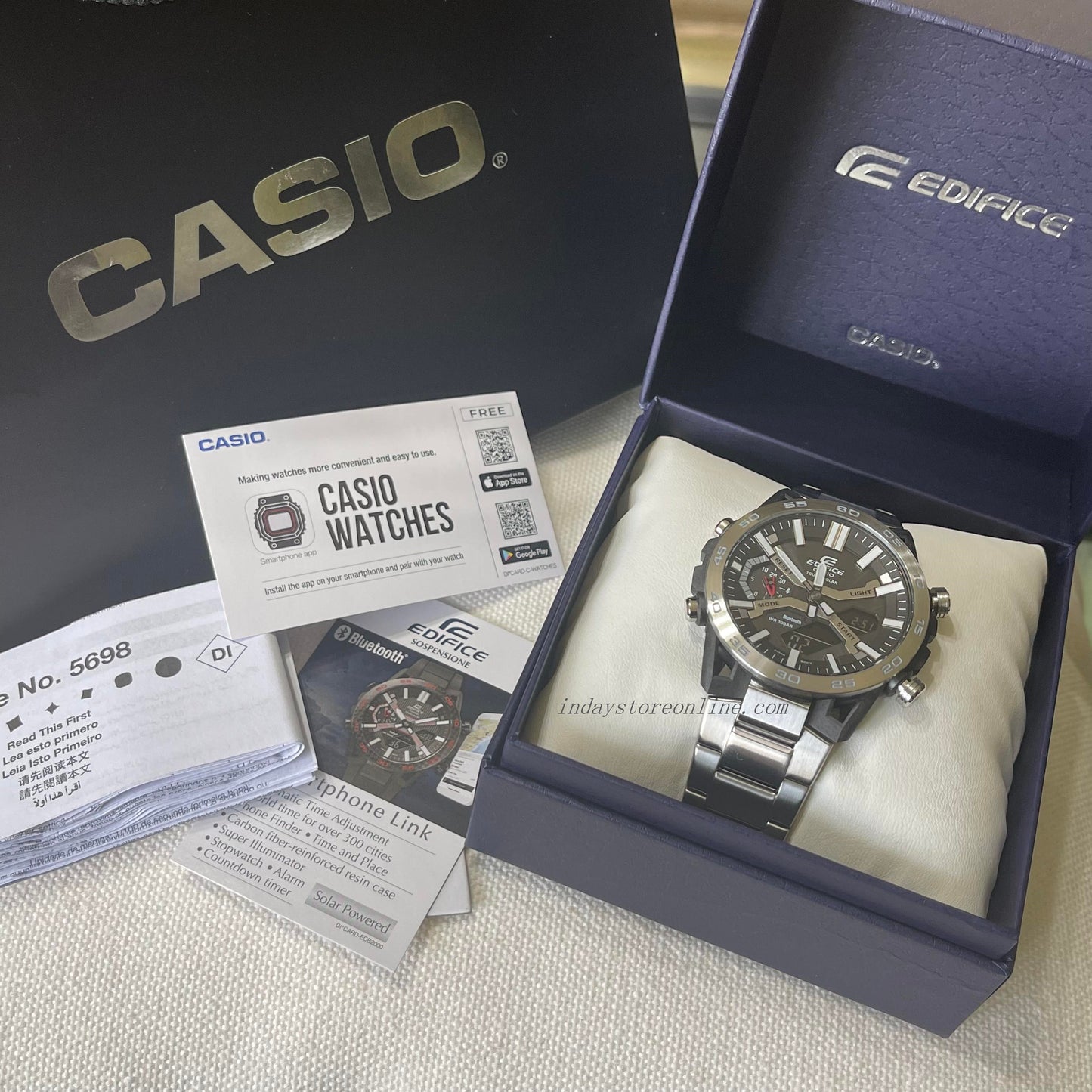 Casio Edifice Men's Watch ECB-2000D-1A