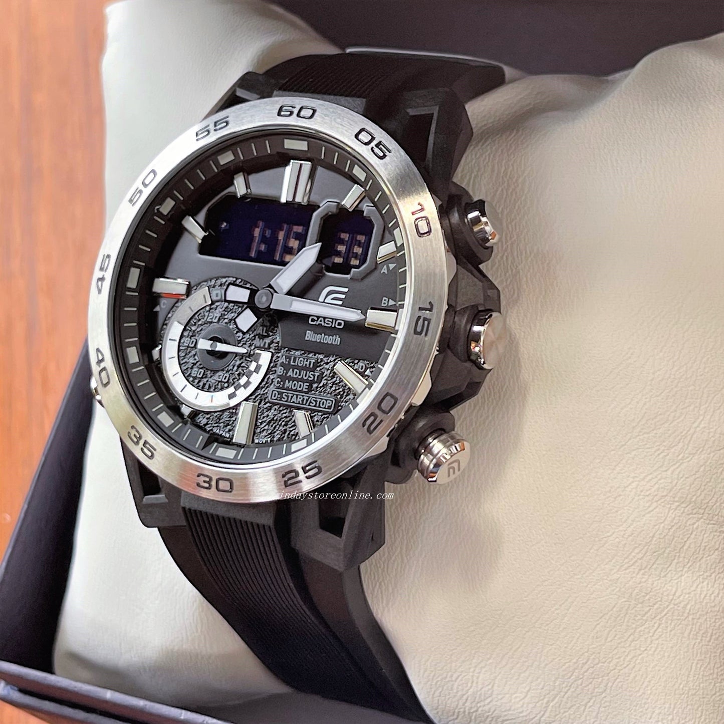 Casio Edifice Men's Watch ECB-40P-1A Edifice Sospensione Mobile link Bluetooth