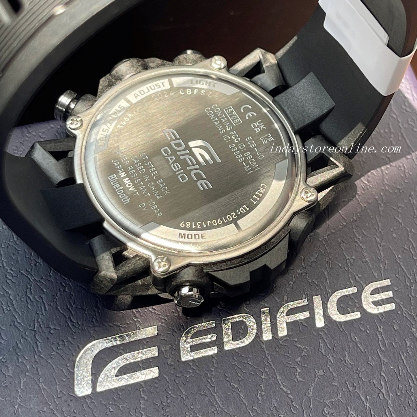 Casio Edifice Men's Watch ECB-40P-1A Edifice Sospensione Mobile link Bluetooth