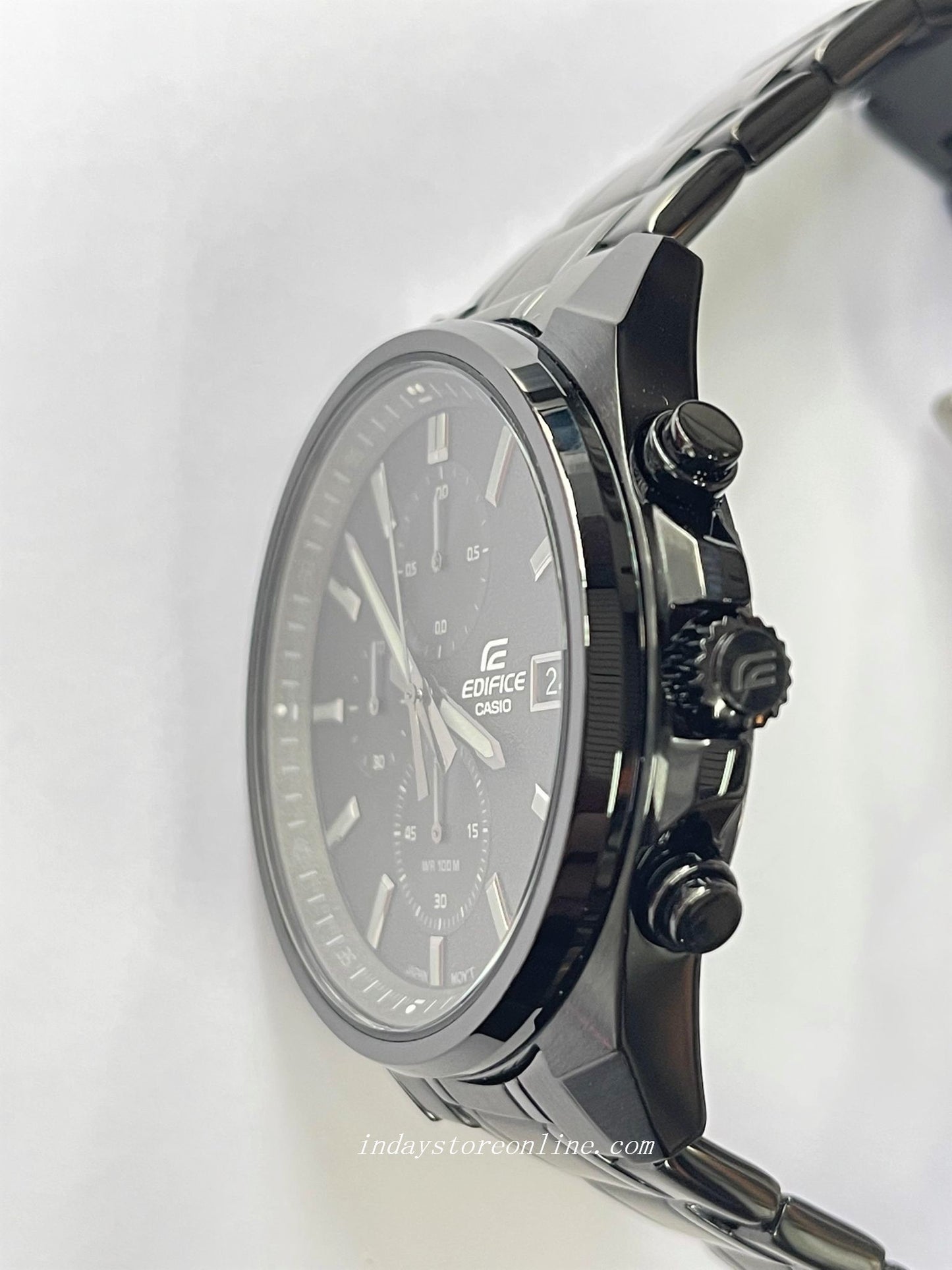 Casio Edifice Men's Watch EFV-610DC-1A Standard Chronograph Mineral Glass Stainless Steel Band