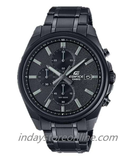 Casio Edifice Men's Watch EFV-610DC-1A Standard Chronograph Mineral Glass Stainless Steel Band