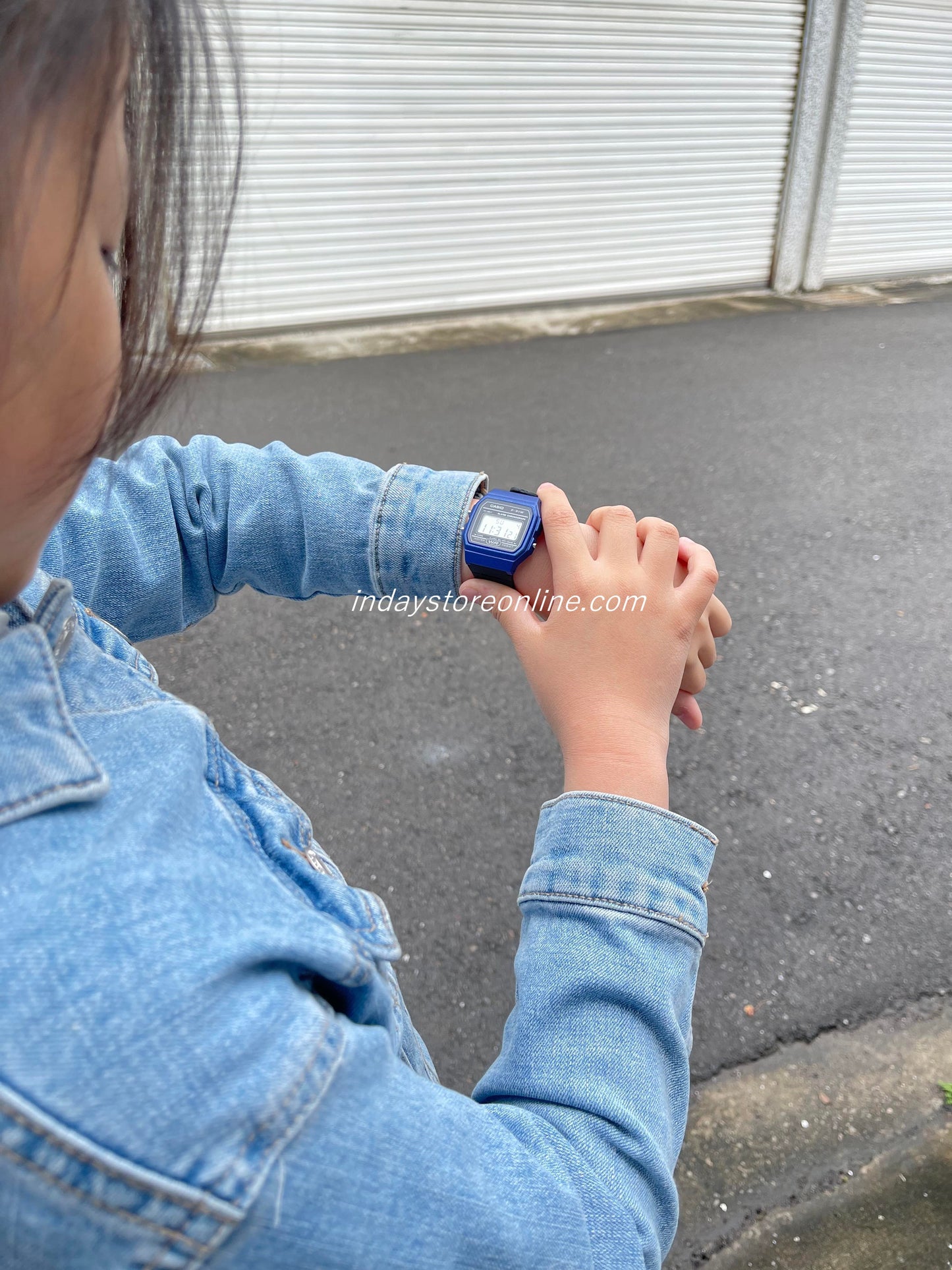 Casio Digital Women's Watch F-91WM-2A Digital Resin Band Resin Glass Battery Life 7-Years