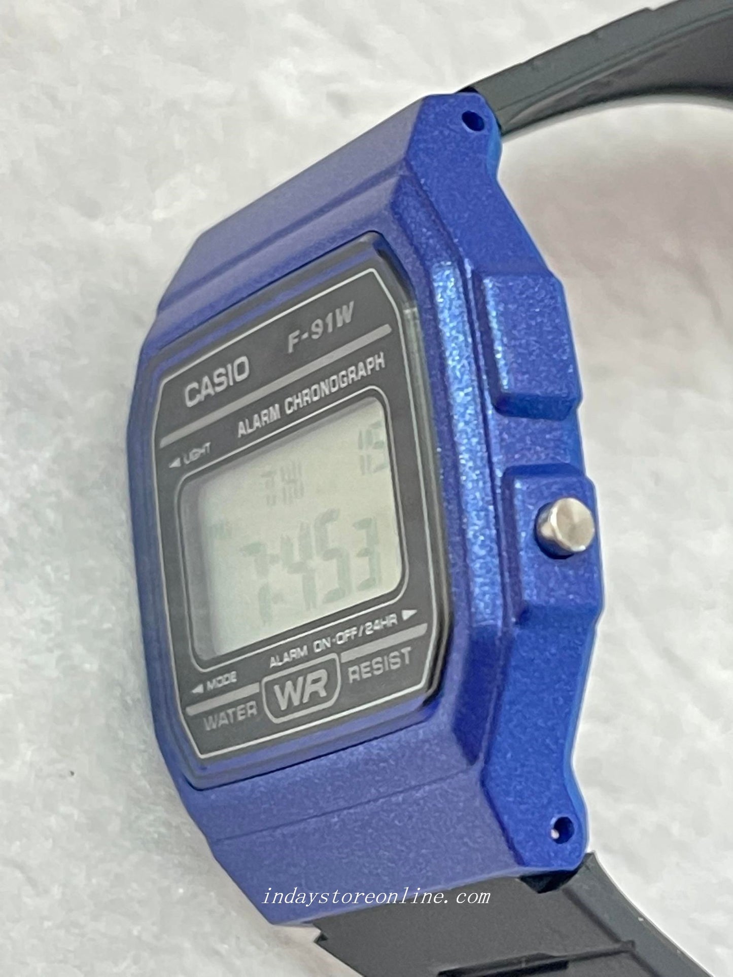 Casio Digital Women's Watch F-91WM-2A Digital Resin Band Resin Glass Battery Life 7-Years