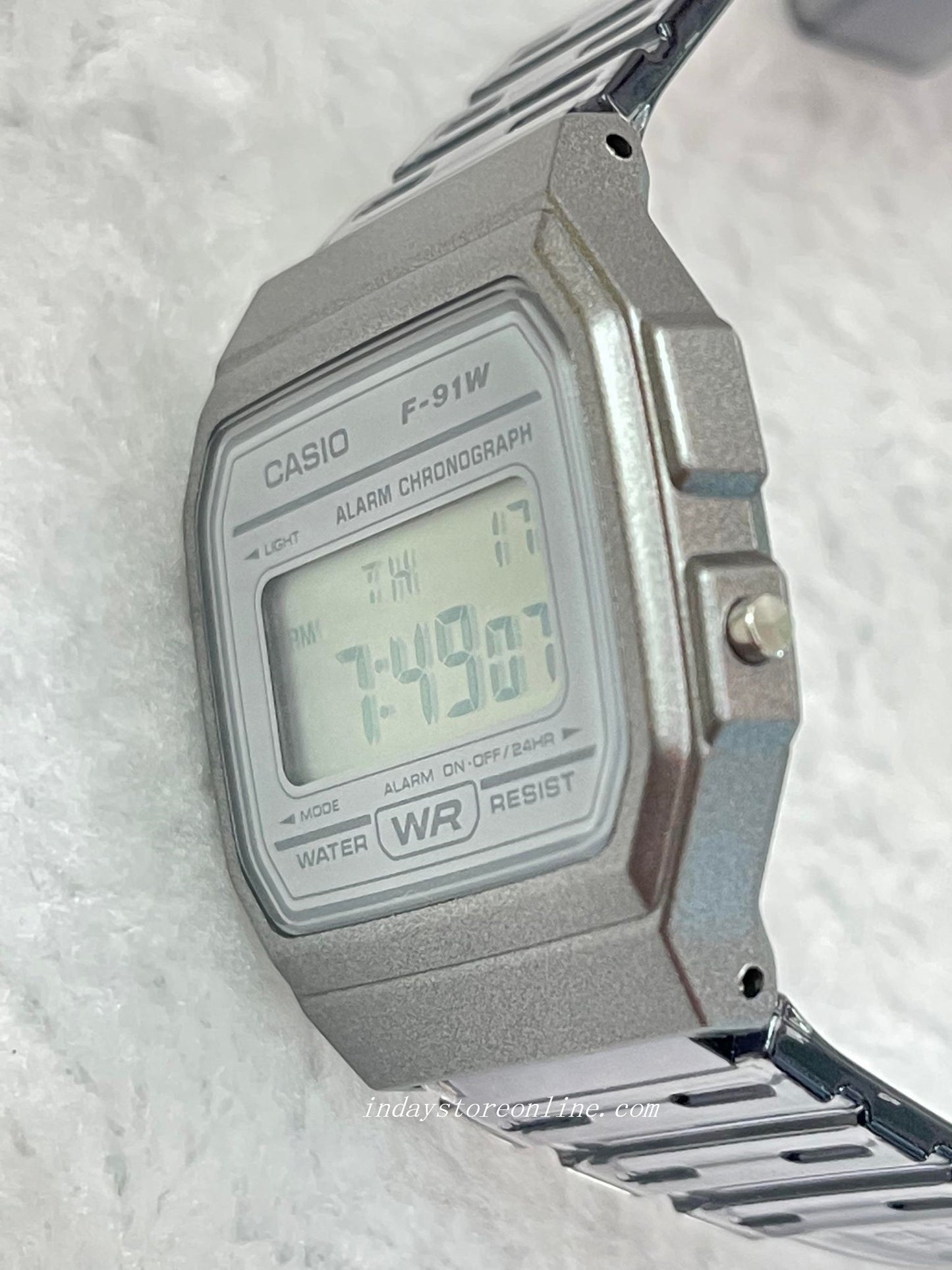 Casio Digital Women's Watch F-91WS-8 Digital Casual Design Resin Band Resin Glass Battery Life 7-Years