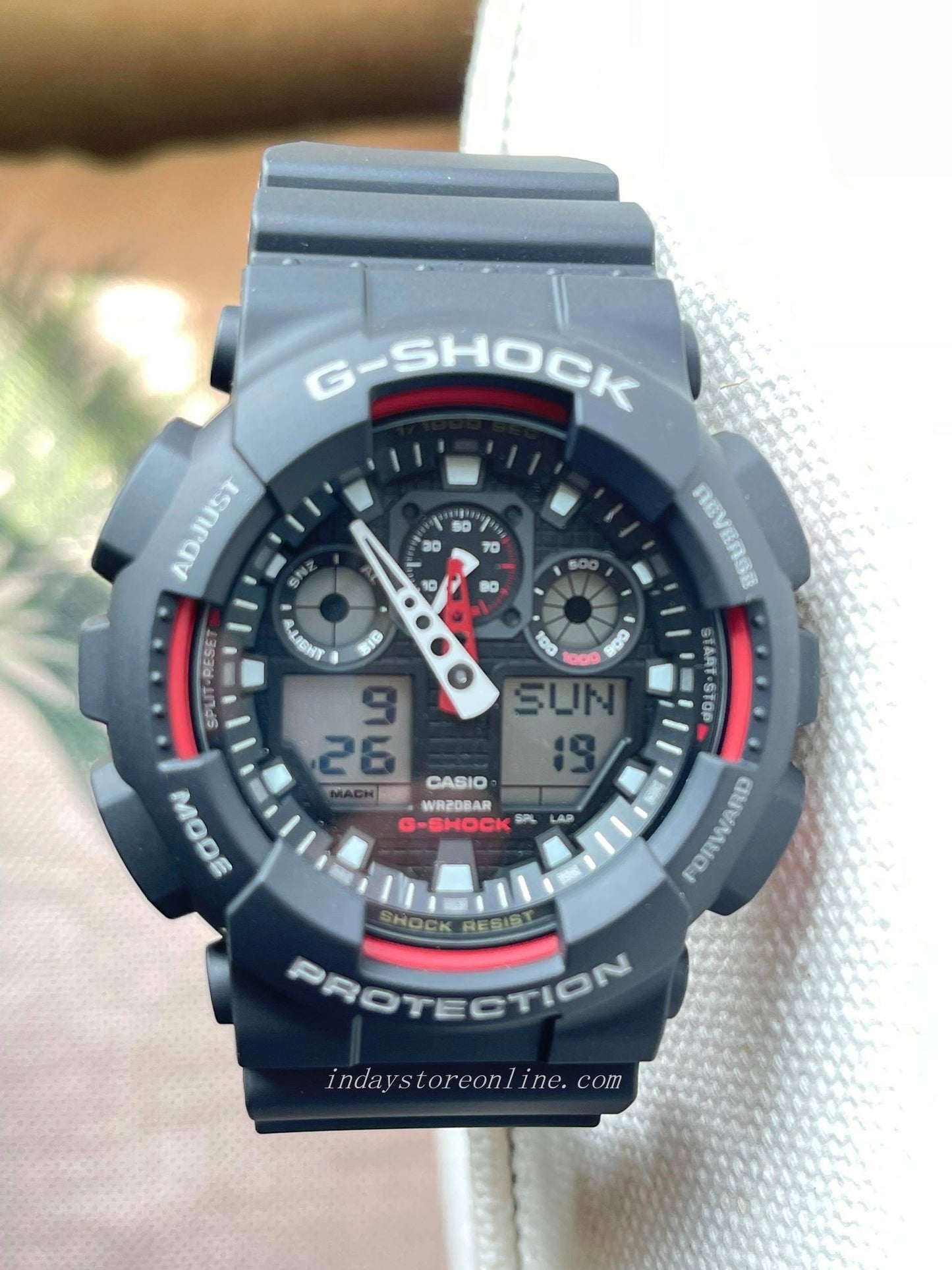 Casio G-Shock Men's Watch GA-100-1A4 Analog-Digital GA-100 Series Sporty Design Best Seller Watch
