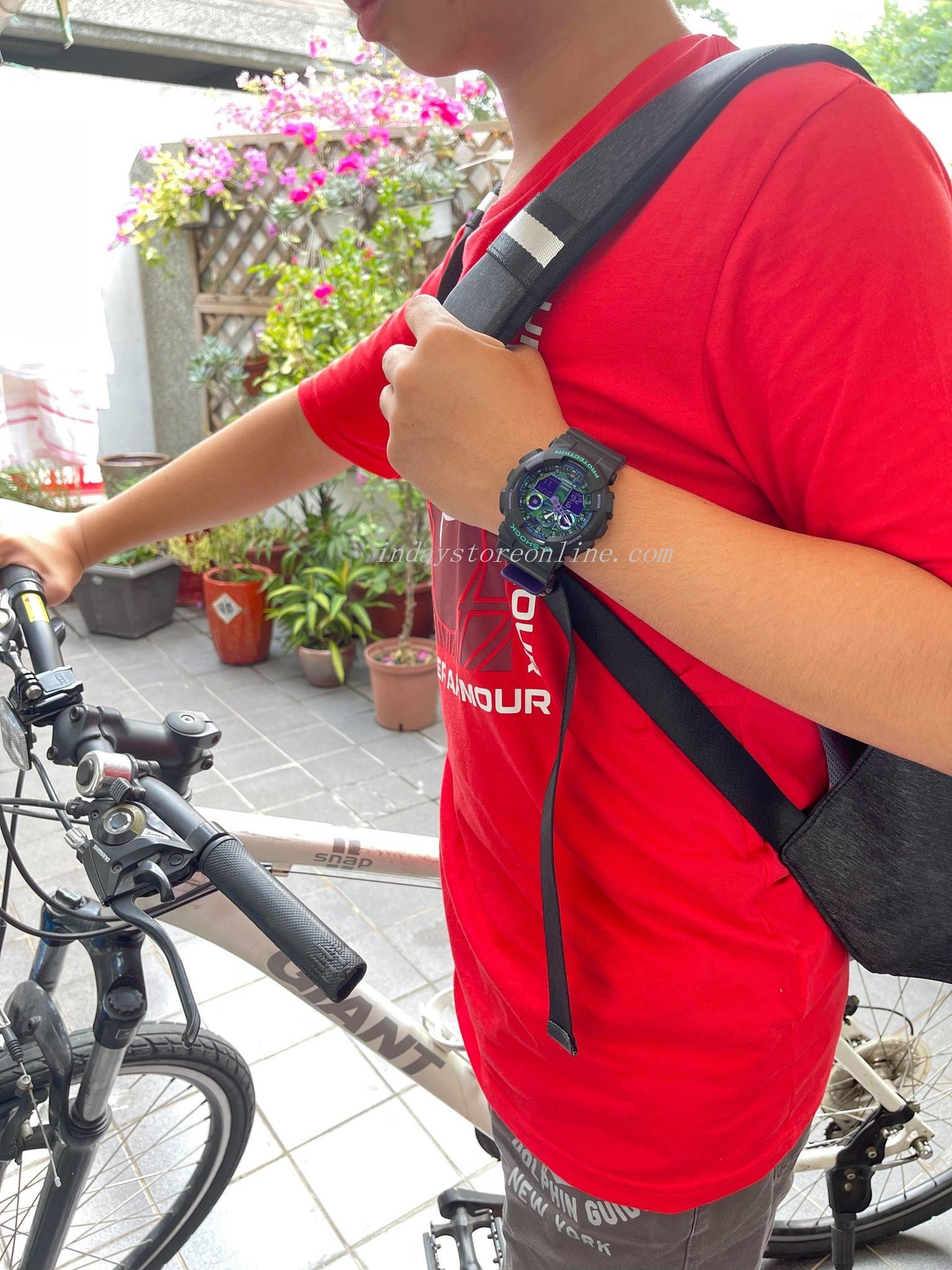 Casio G-Shock Men's Watch GA-100BL-1A Analog-Digital Best Seller Shock Resistant Magnetic Resistant