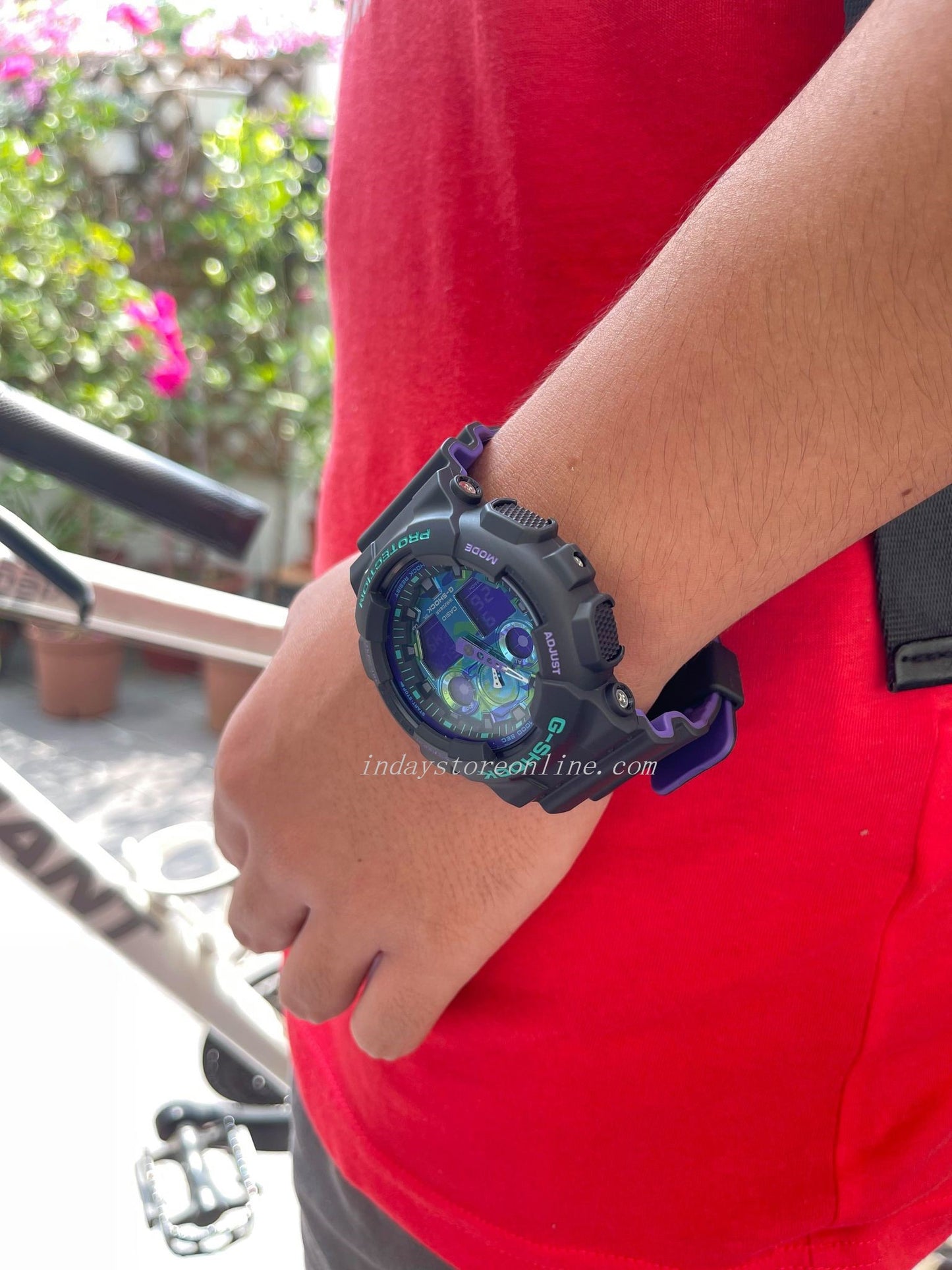 Casio G-Shock Men's Watch GA-100BL-1A Analog-Digital Best Seller Shock Resistant Magnetic Resistant