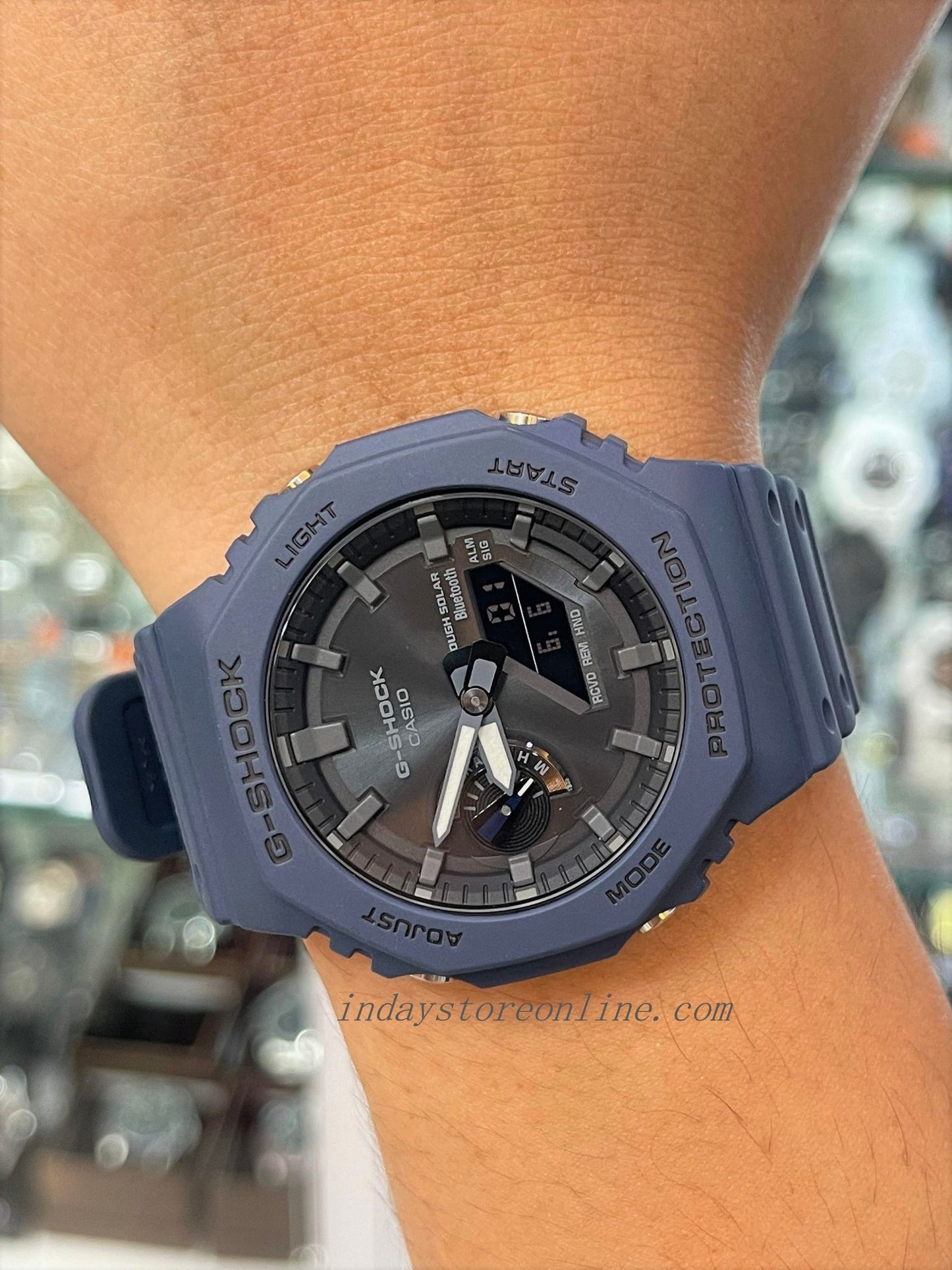 Casio G-Shock Men's Watch GA-B2100-2A Analog-Digital 2100 Series Smartphone Link and Tough Solar power