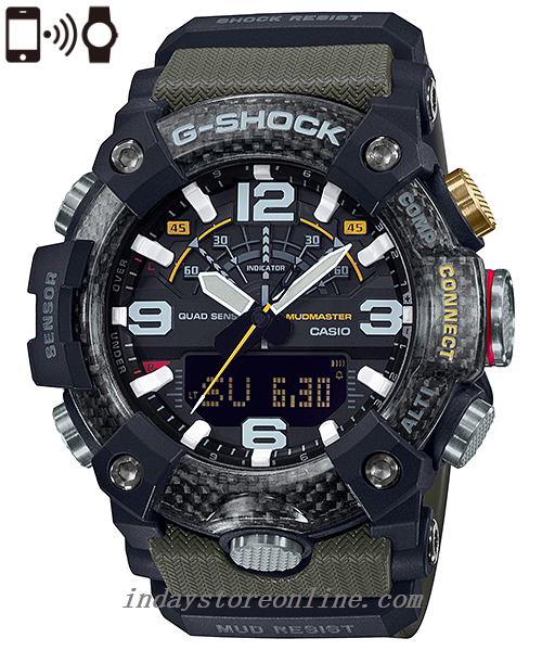 Casio G-Shock Men's Watch GG-B100-1A3 Master of G Mud Resistant Shock Resistant