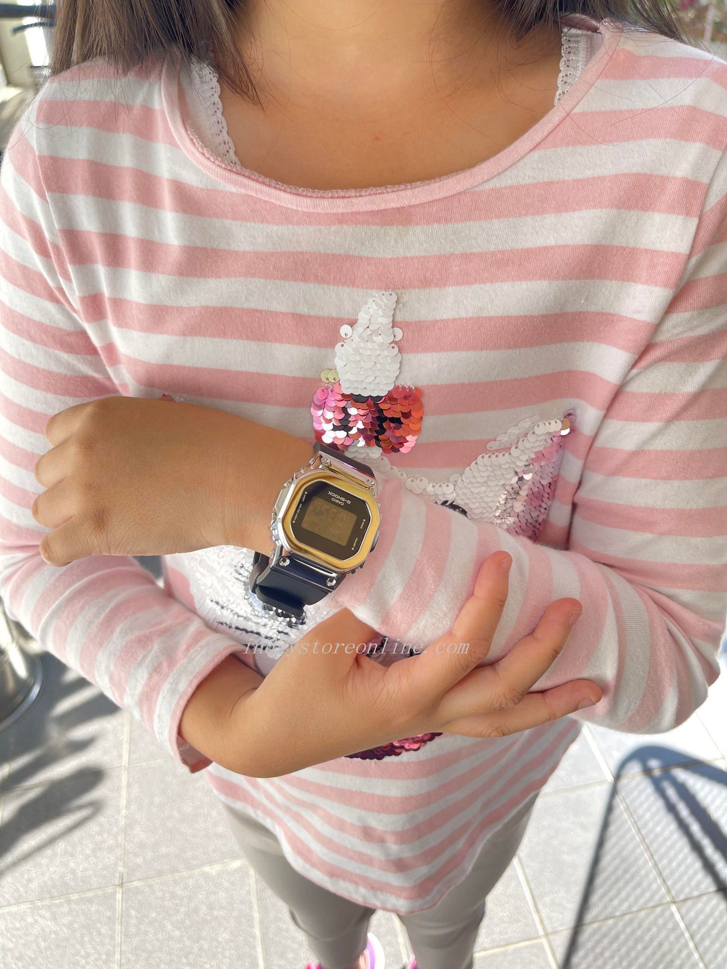 Casio Baby-G Women's Watch GM-S5600-1 Resin Band Shock Resistant Mineral Glass