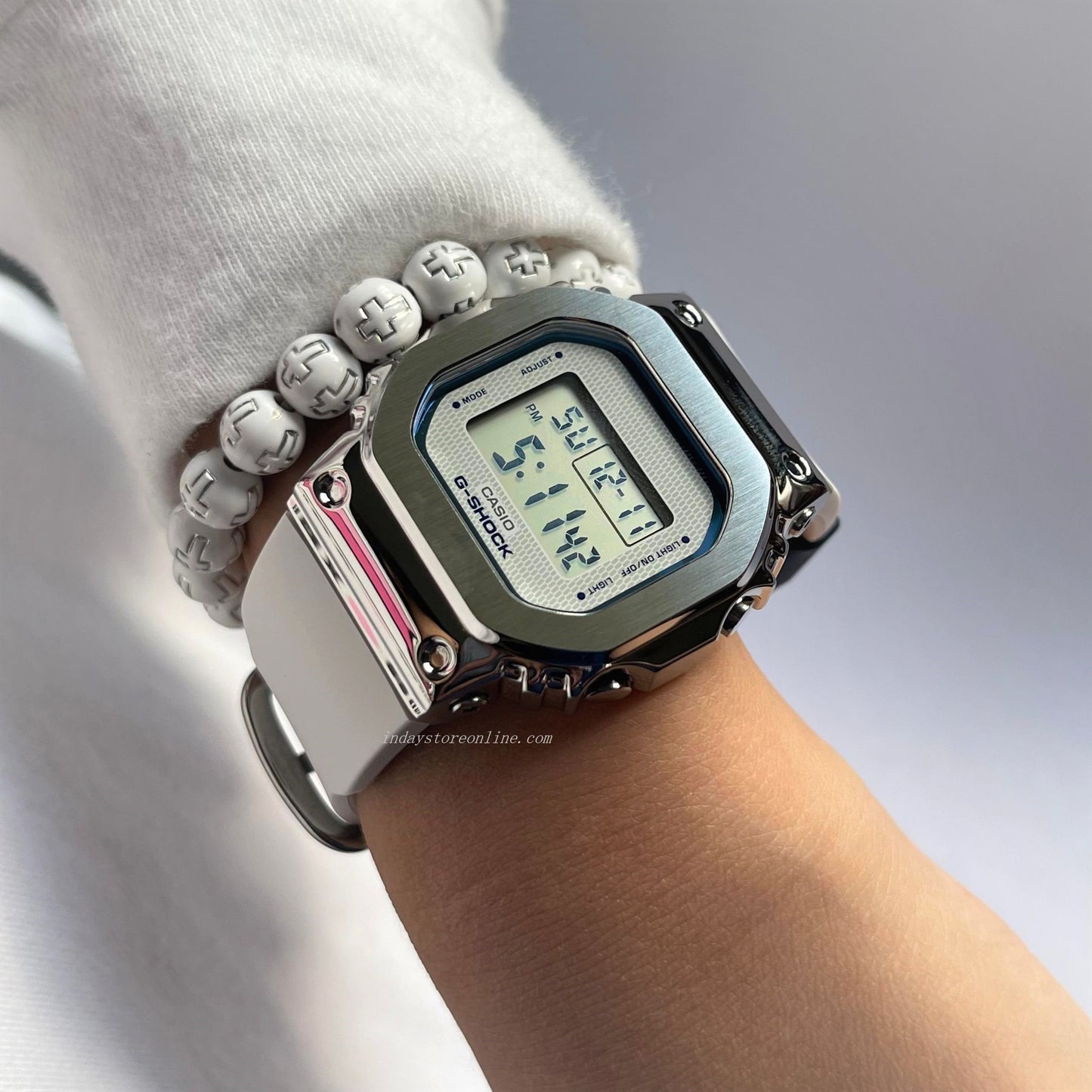 Casio G-Shock Women's Watch GM-S5600LC-7 Digital Seasonal Pair Collection 2022 Retro Designs