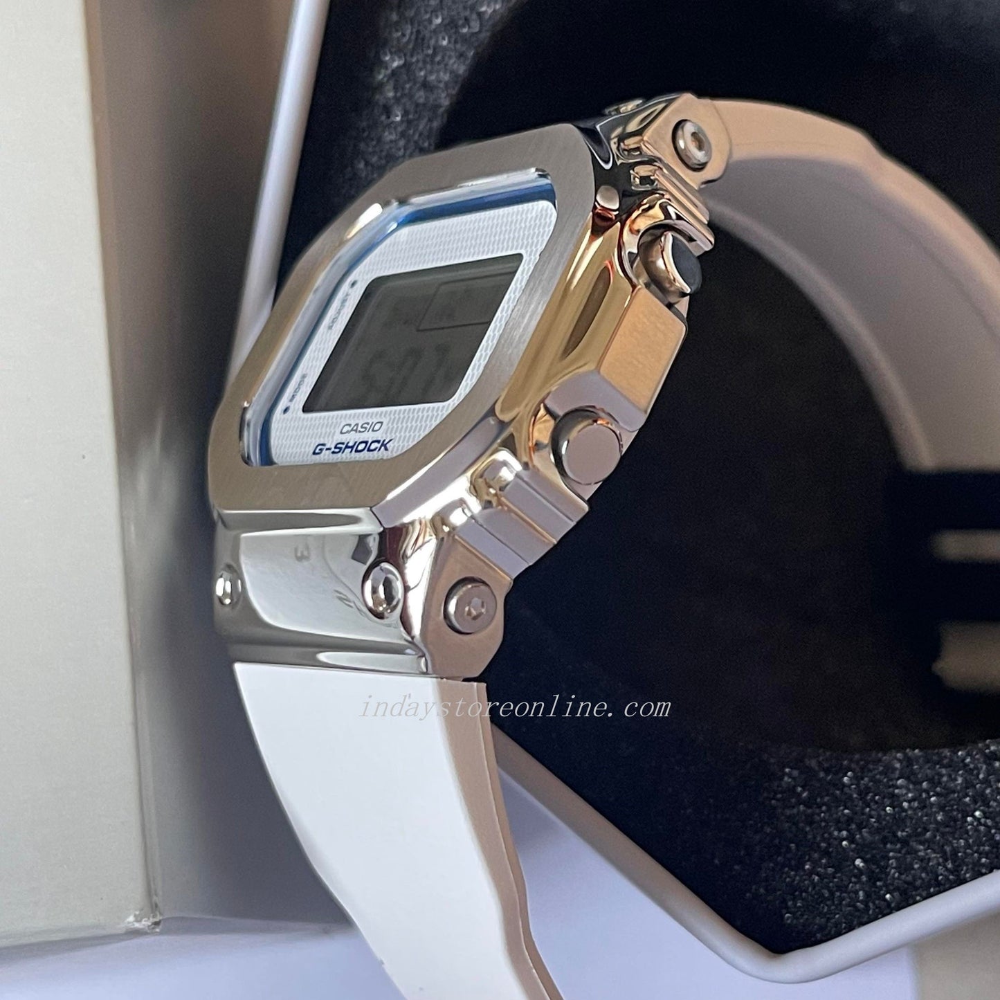 Casio G-Shock Women's Watch GM-S5600LC-7 Digital Seasonal Pair Collection 2022 Retro Designs