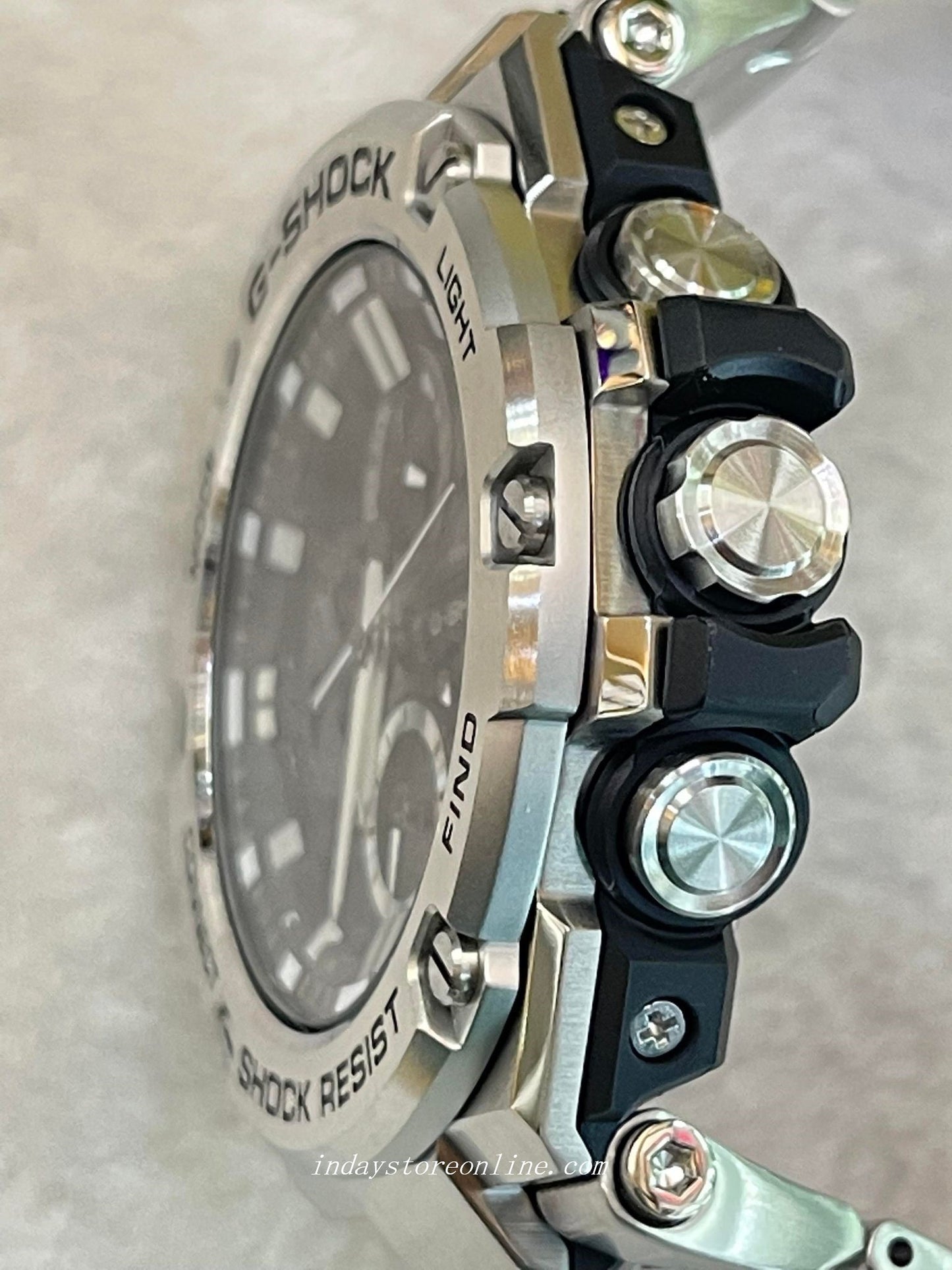 Casio G-Shock G-Steel Men's Watch GST-B100D-1A Tough Solar (Solar powered) Mobile link (Wireless linking using Bluetooth®)