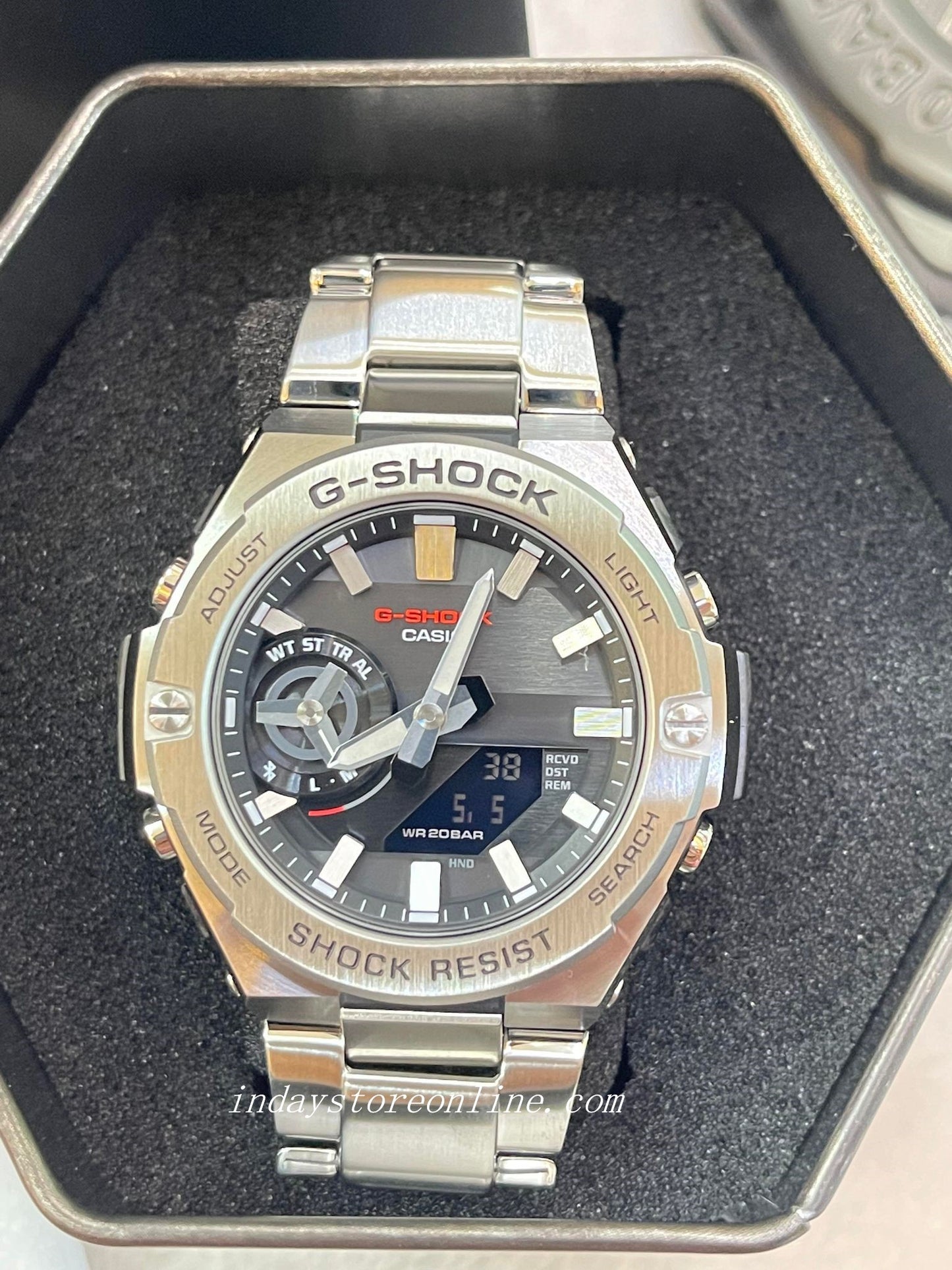 Casio G-Shock G-Steel Men's Watch GST-B500D-1A Analog-Digital G-Steel GST-B500 Series Carbon Core Guard structure Tough Solar (Solar powered)