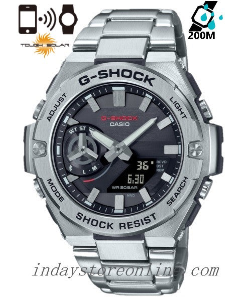 Casio G-Shock G-Steel Men's Watch GST-B500D-1A Analog-Digital G-Steel GST-B500 Series Carbon Core Guard structure Tough Solar (Solar powered)