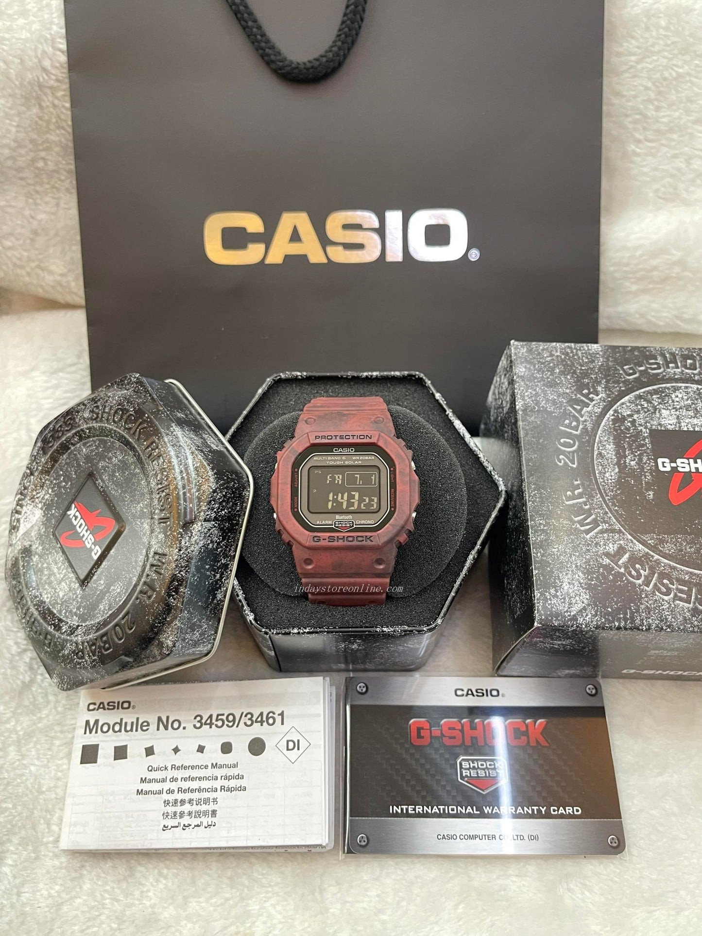 Casio G-Shock Men's Watch GW-B5600SL-4 Digital 5600 Series  Earthy Colors Tough Solar (Solar powered)