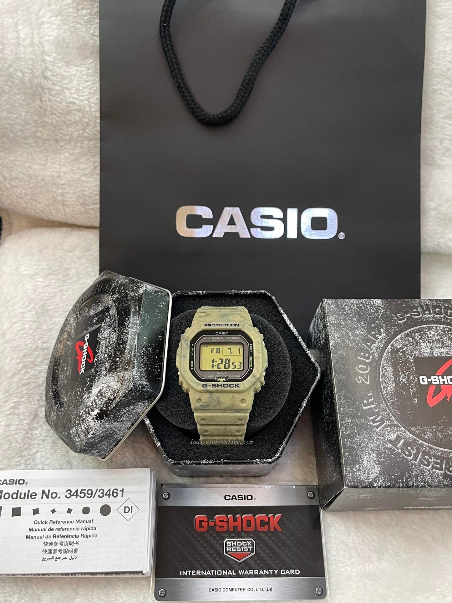 Casio G-Shock Men's Watch GW-B5600SL-5 Digital 5600 Sand and Land Series Tough Solar (Solar powered)