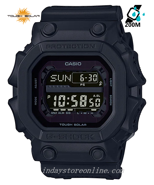 Casio G-Shock Men's Watch GX-56BB-1 Digital GXW GX-56 Series Matte Black Finish Mineral Glass Mud Resistant