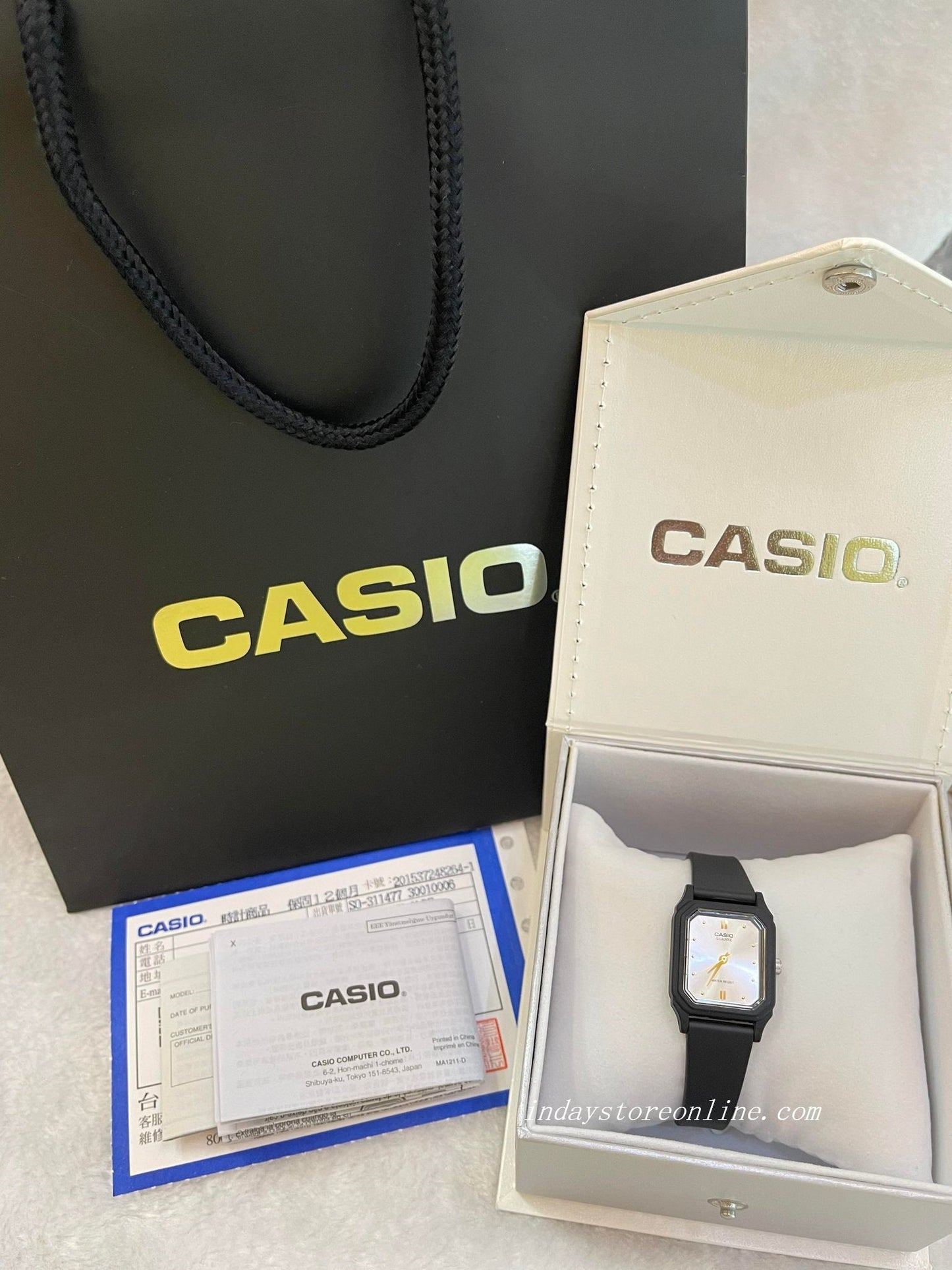 Casio Analog Women's Watch LQ-142E-7A Analog Resin Band Resin Glass Water Resistance