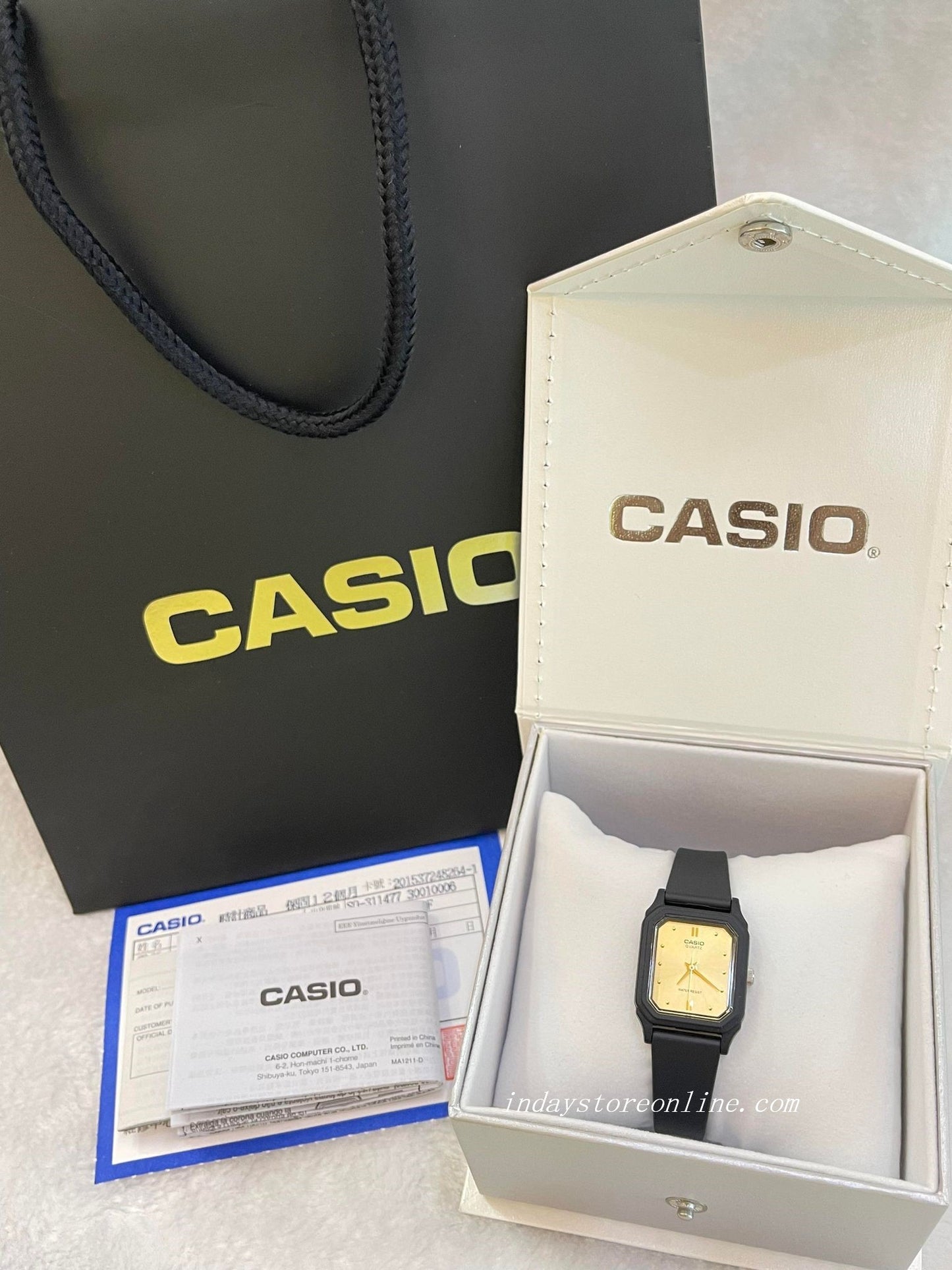 Casio Analog Women's Watch LQ-142E-9A Analog Resin Band Resin Glass Water Resistance