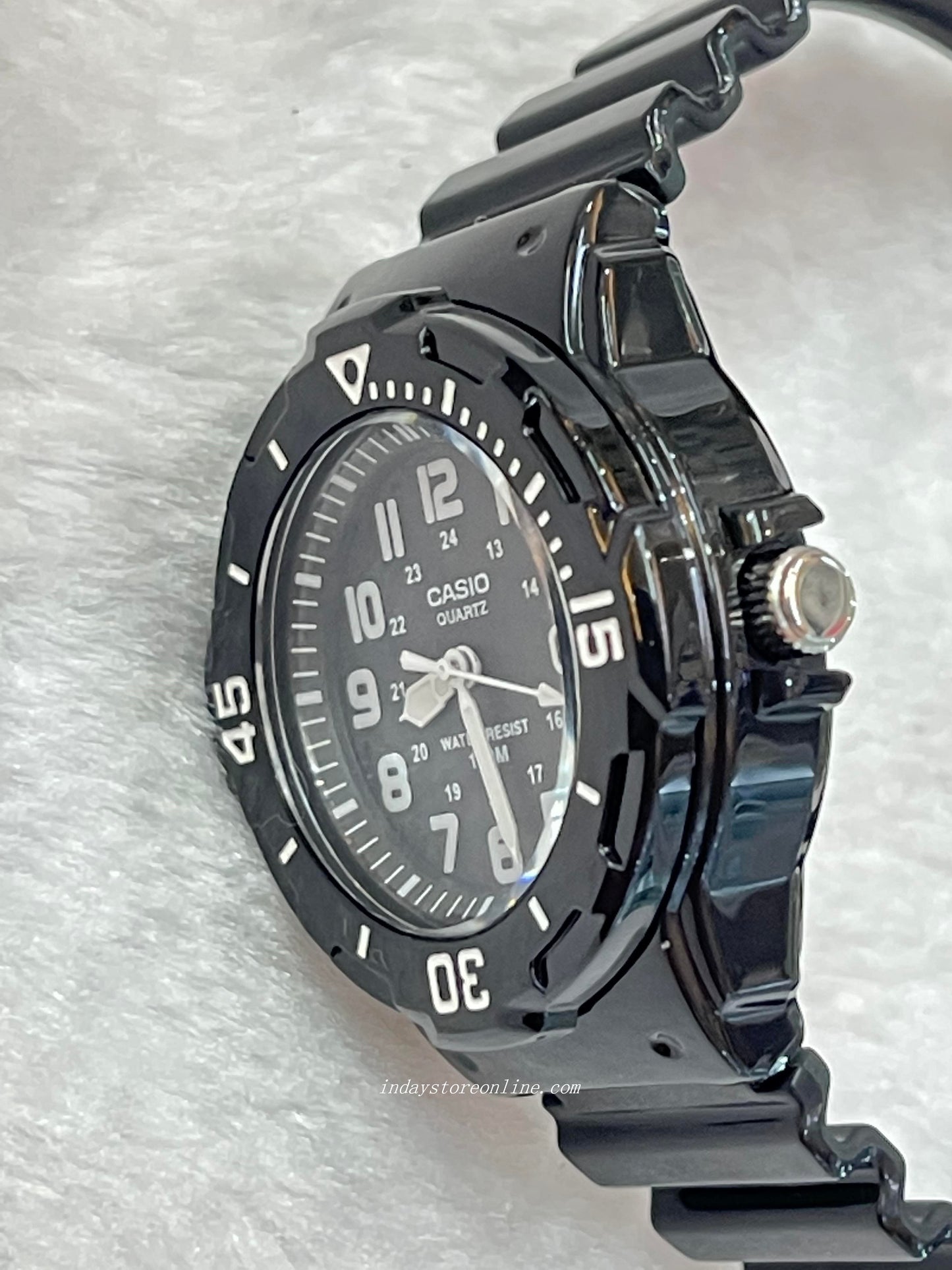 Casio Analog Women's Watch LRW-200H-1B Analog Resin Band Water Resistant Resin Glass