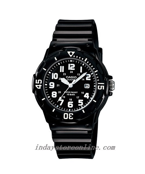 Casio Analog Women's Watch LRW-200H-1B Analog Resin Band Water Resistant Resin Glass