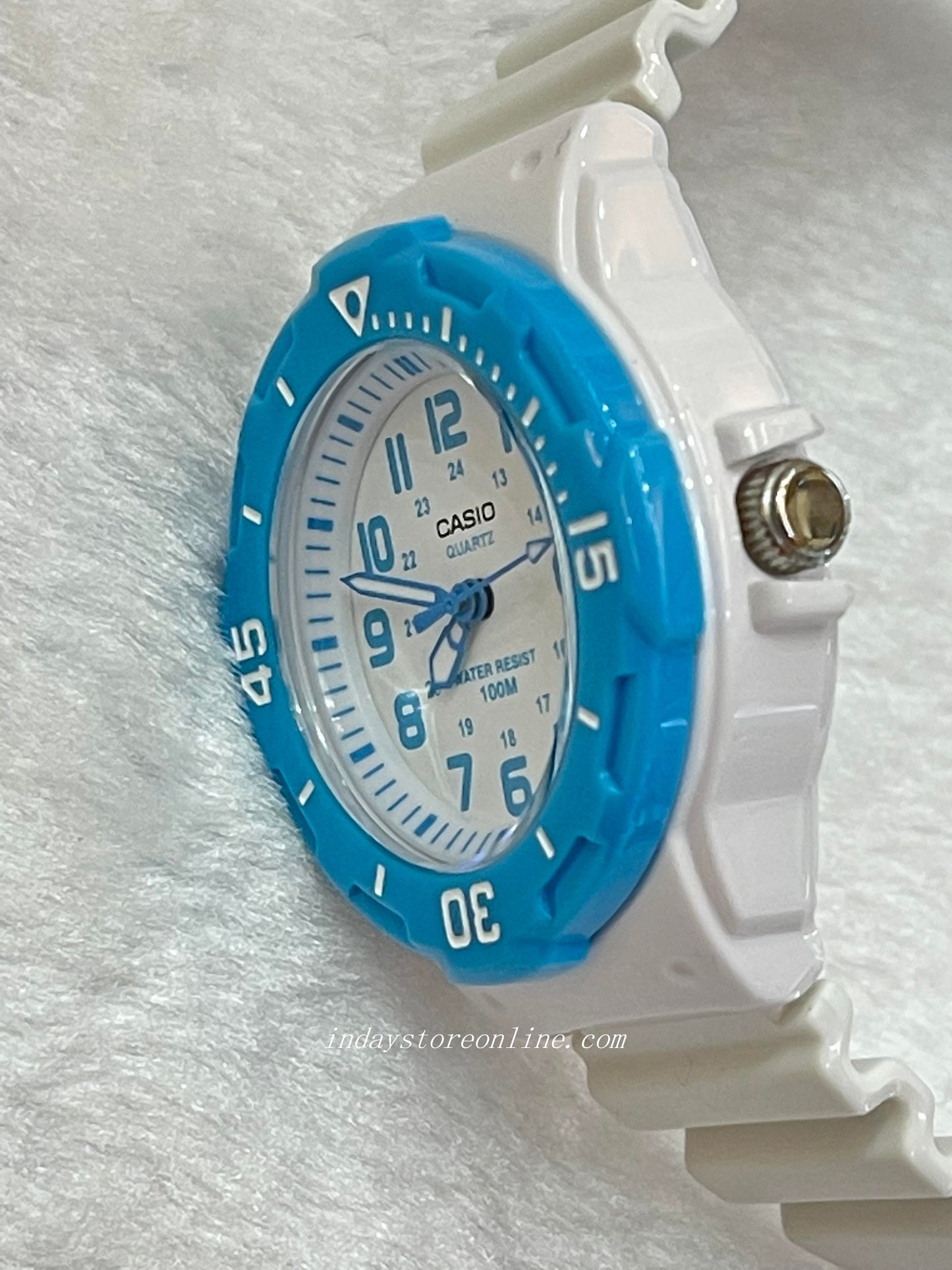 Casio Analog Women's Watch LRW-200H-2B Analog Resin Band Resin Glass Water Resistance