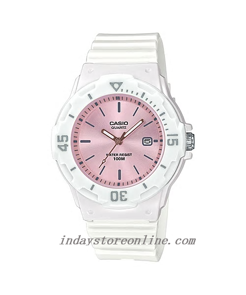 Casio Analog Women's Watch LRW-200H-4E3V Analog Resin Band Water Resistant Resin Glass