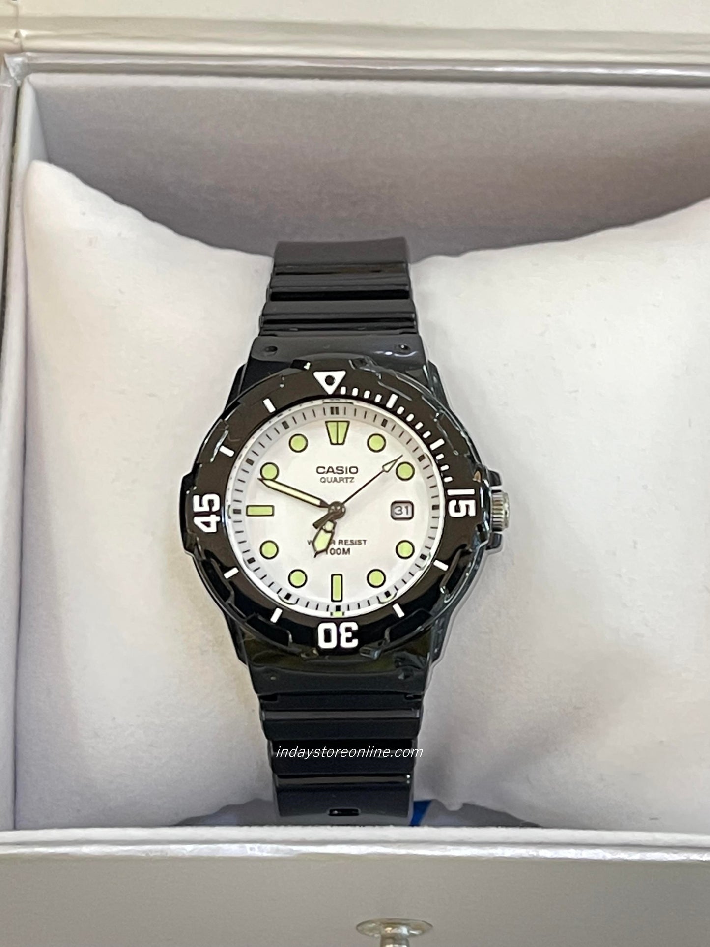 Casio Analog Women's Watch LRW-200H-7E1 Analog Resin Band Resin Glass Water Resistance