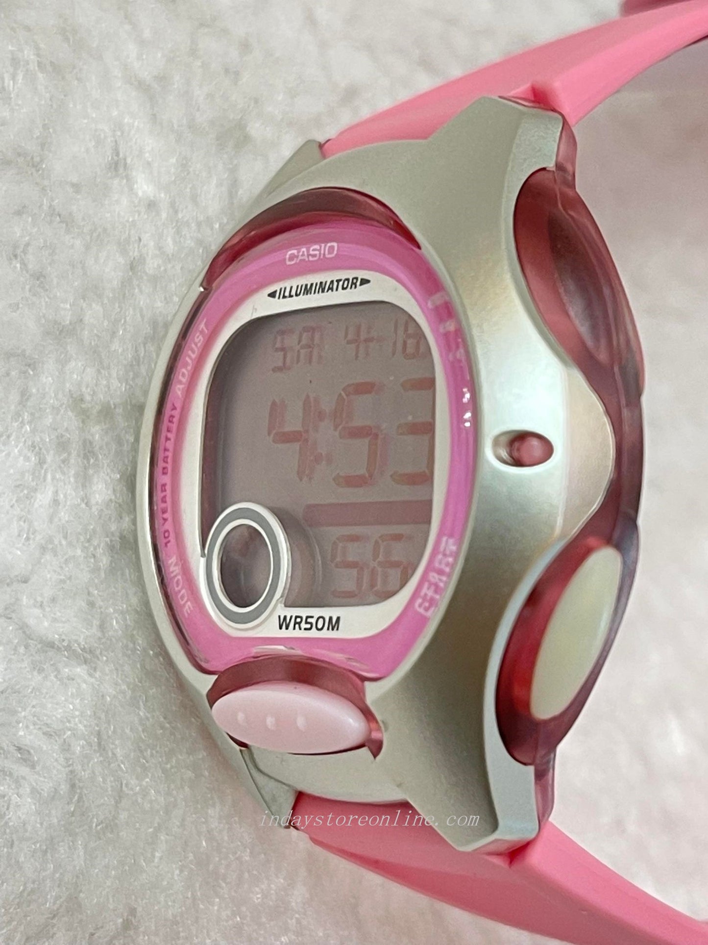 Casio Digital Women's Watch LW-200-4B Digital Sporty Design Resin Band Resin Glass Battery life: 10 Years