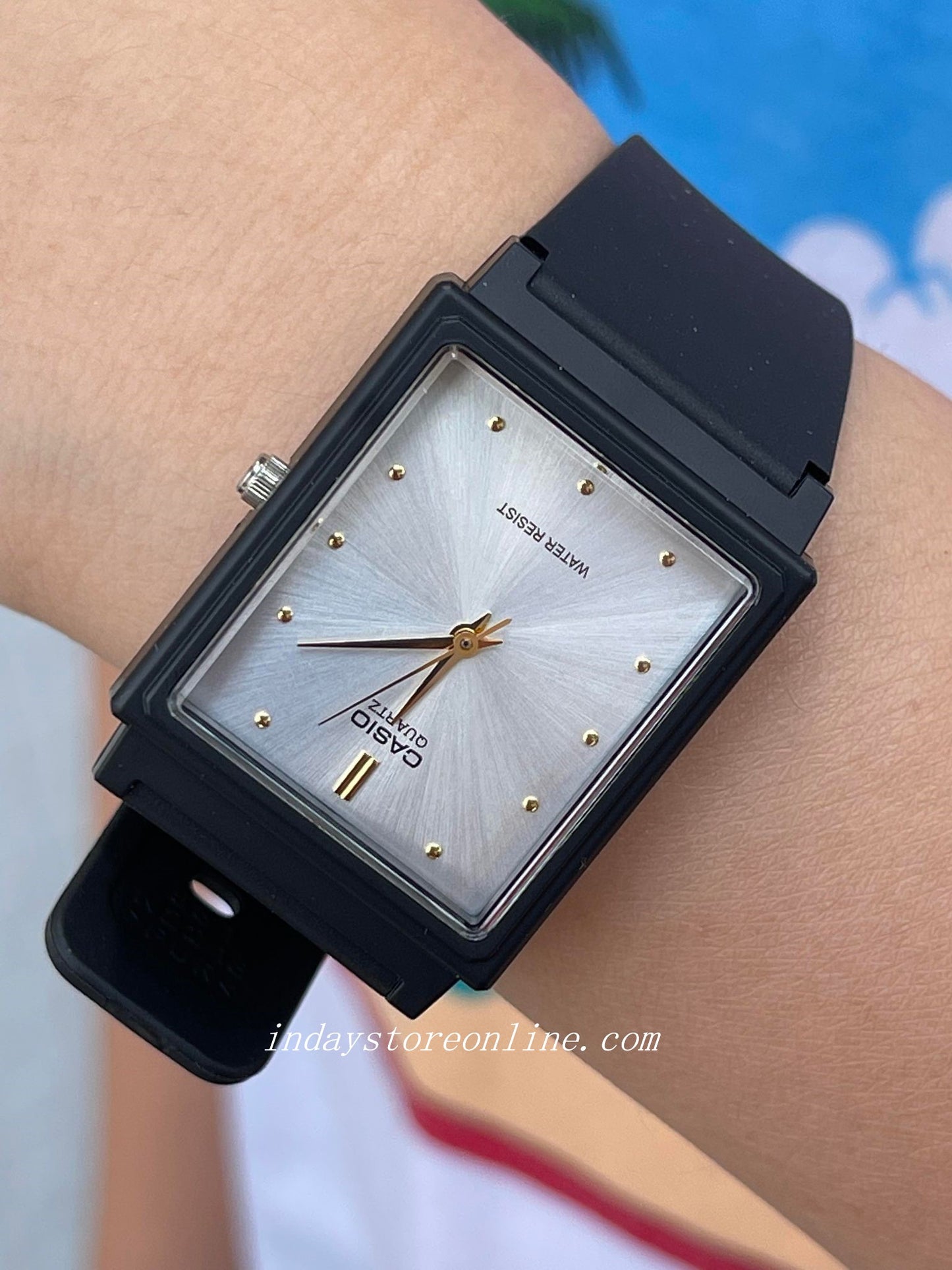 Casio Analog Women's Watch MQ-38-7A Resin Glass Black Color Resin Strap Watch