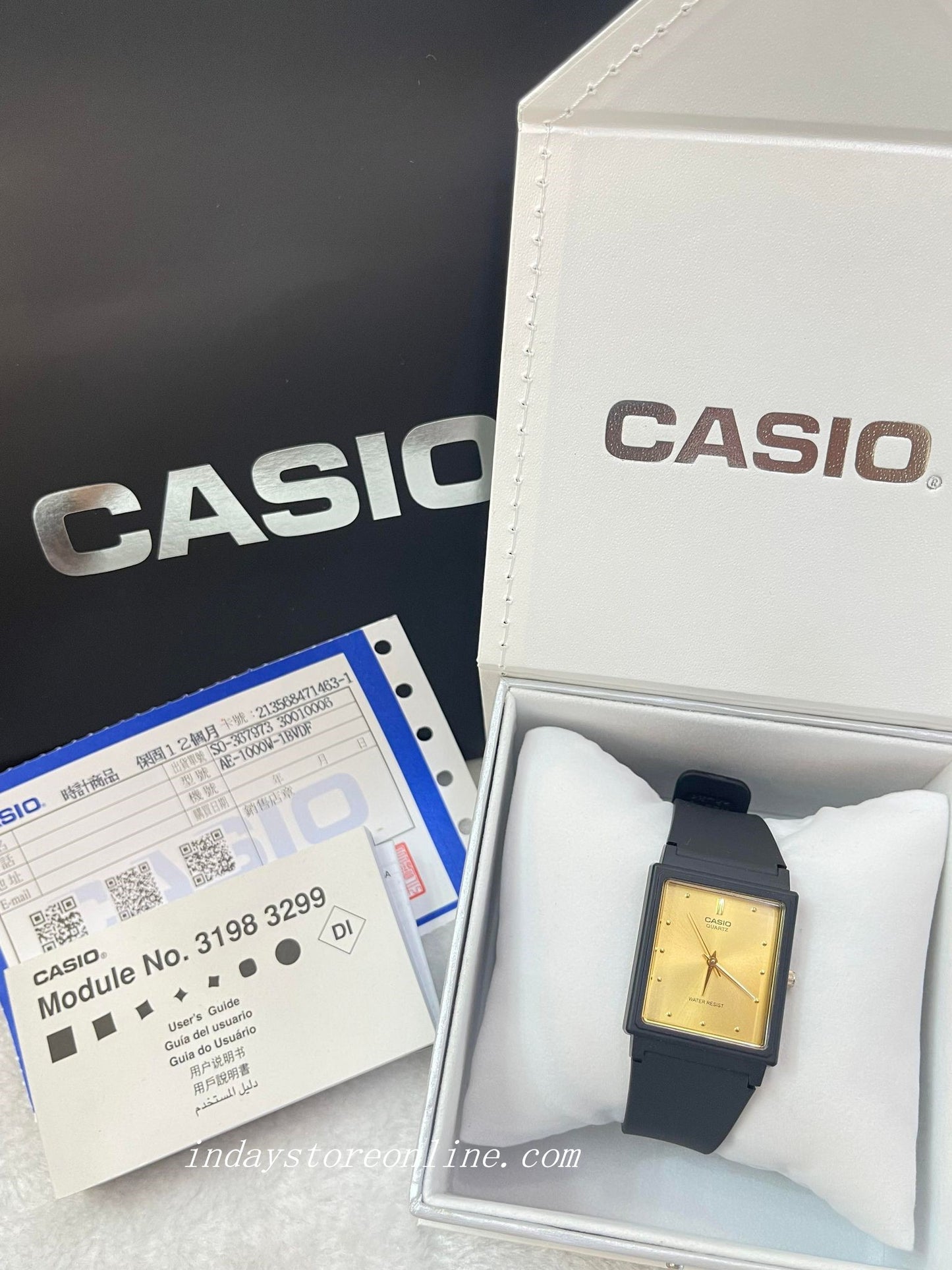 Casio Analog Women's Watch MQ-38-9A Analog Resin Band Water Resistant Resin Glass
