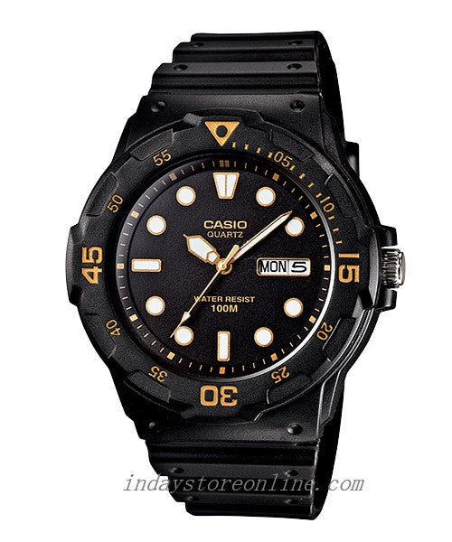 Casio Analog Men's Watch MRW-200H-1E Resin Glass Black Resin Strap Watch