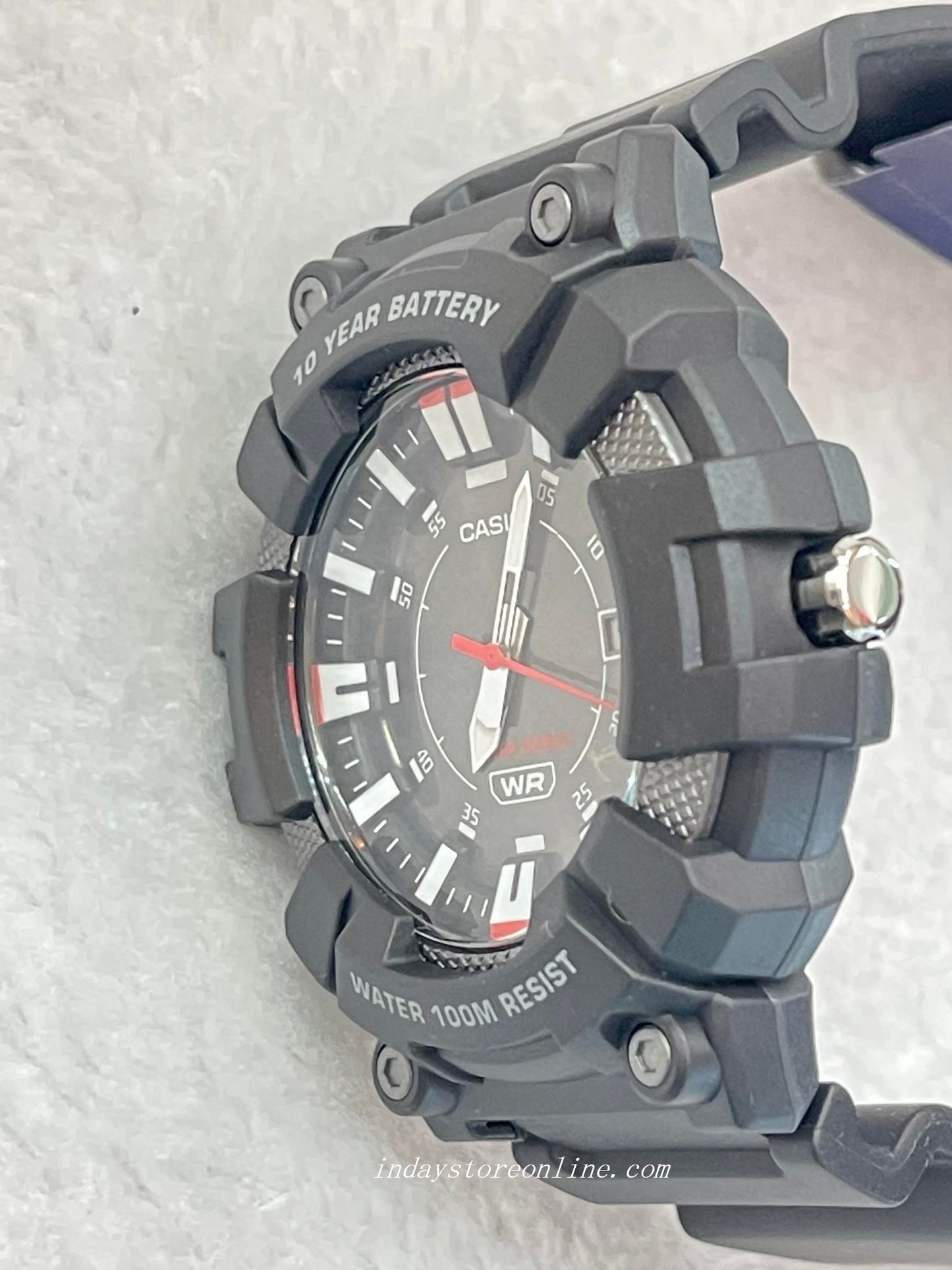 Casio Analog Men's Watch MW-610H-1A Sporty Design 10 years Battery Life Resin Glass Black Resin Strap Watch