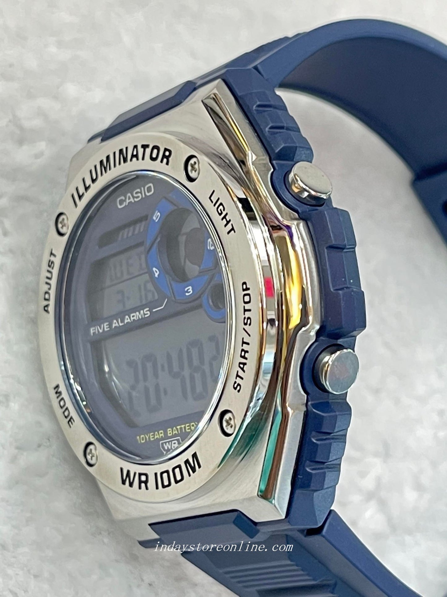 Casio Digital Men's Watch MWD-100H-2A Digital Casual Design Resin Band Resin Glass Battery Life: 10 years
