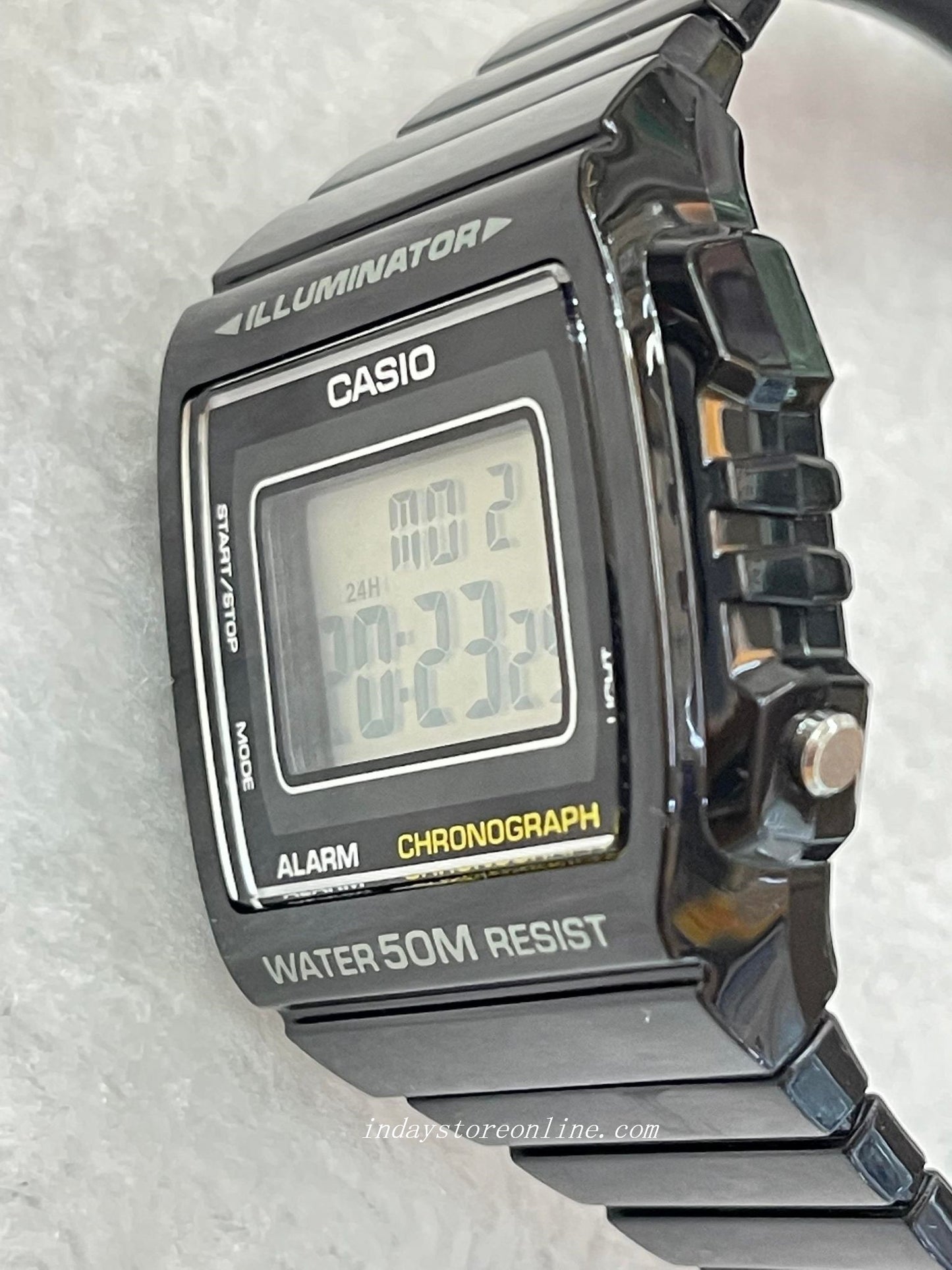 Casio Digital Women's Watch W-215H-1A Digital Resin Band Resin Glass Battery Life: 7 years
